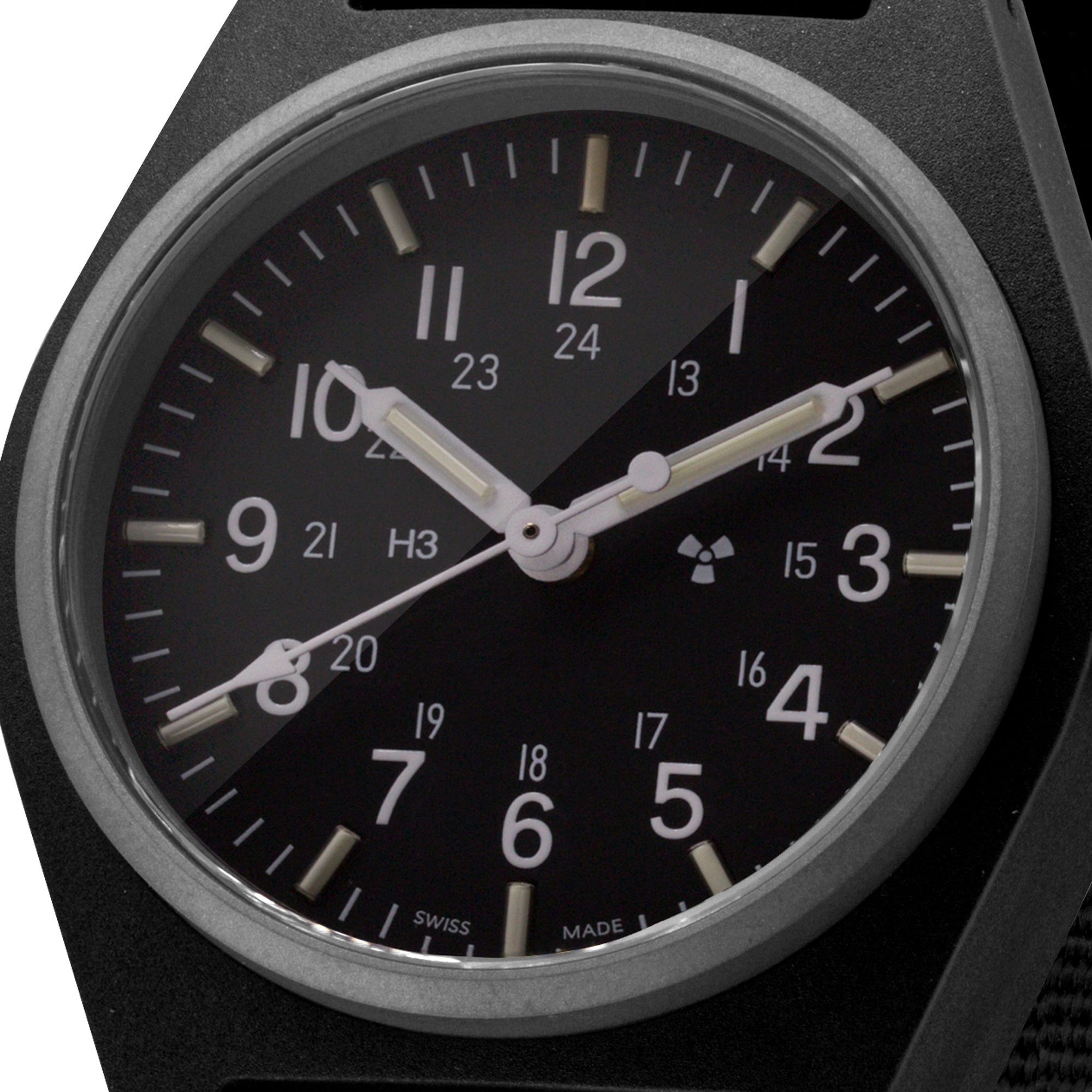 34mm Black General Purpose Quartz (GPQ)