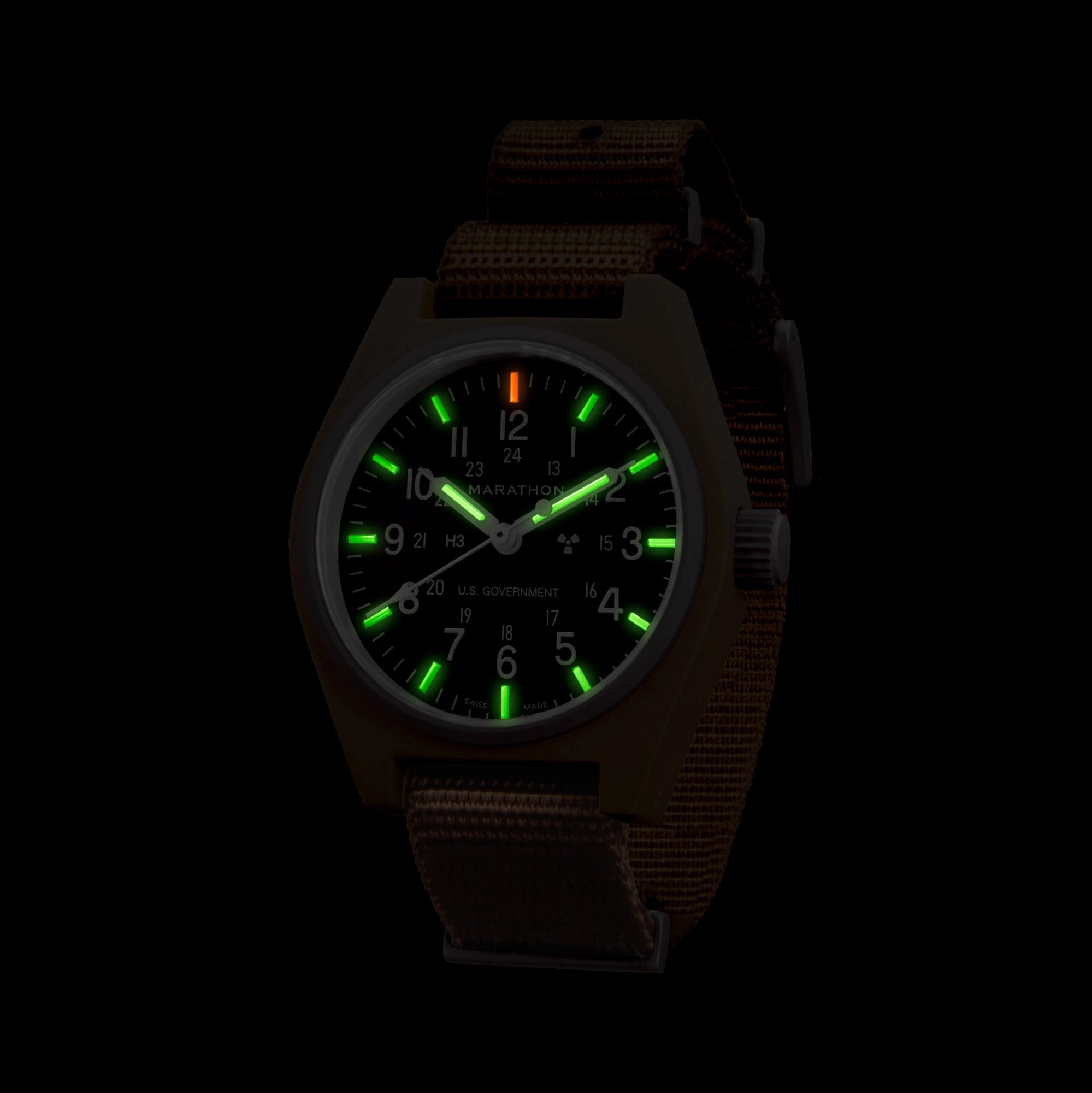 34mm Desert Tan General Purpose Quartz (GPQ)