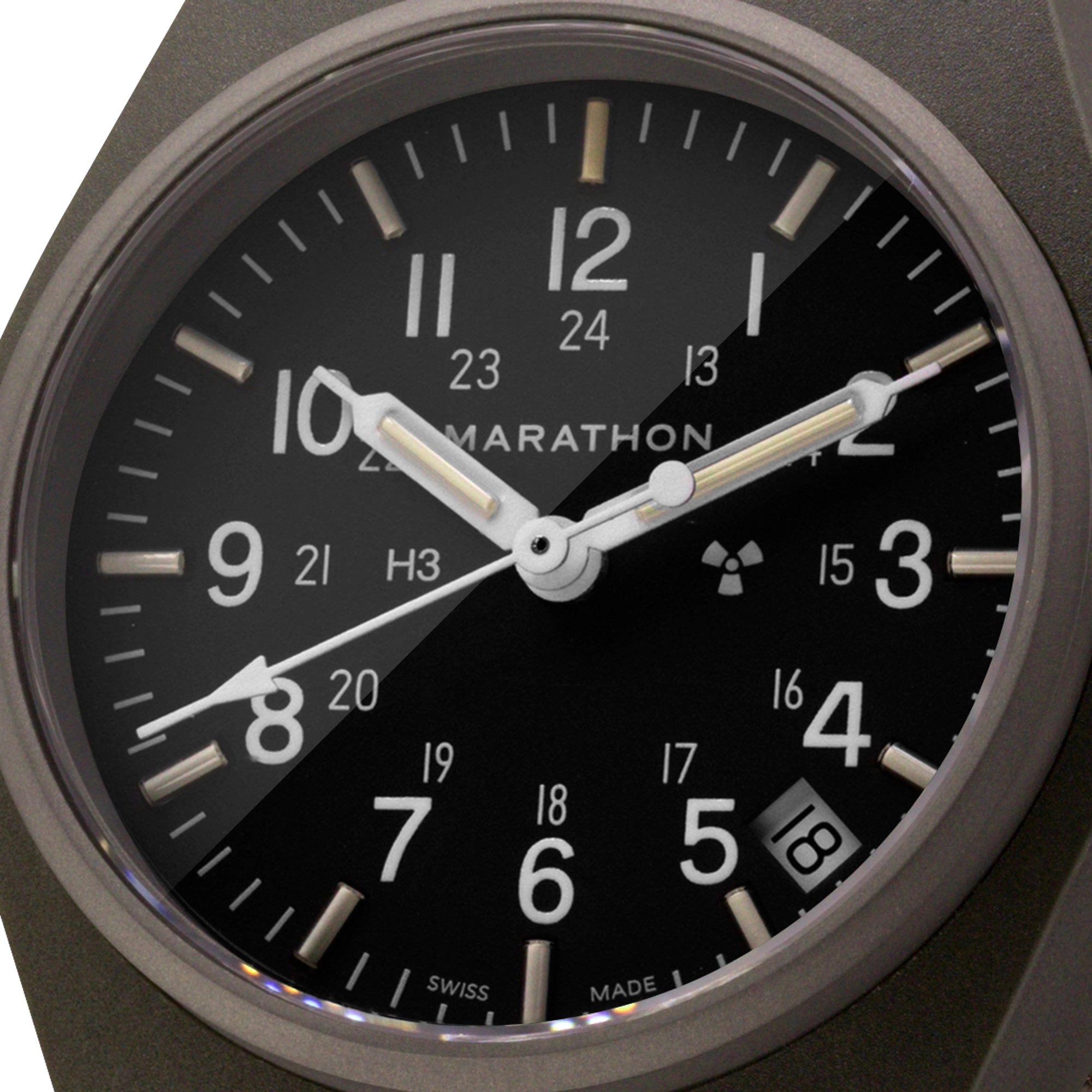 34mm Sage Green General Purpose Quartz with Date (GPQ-D)