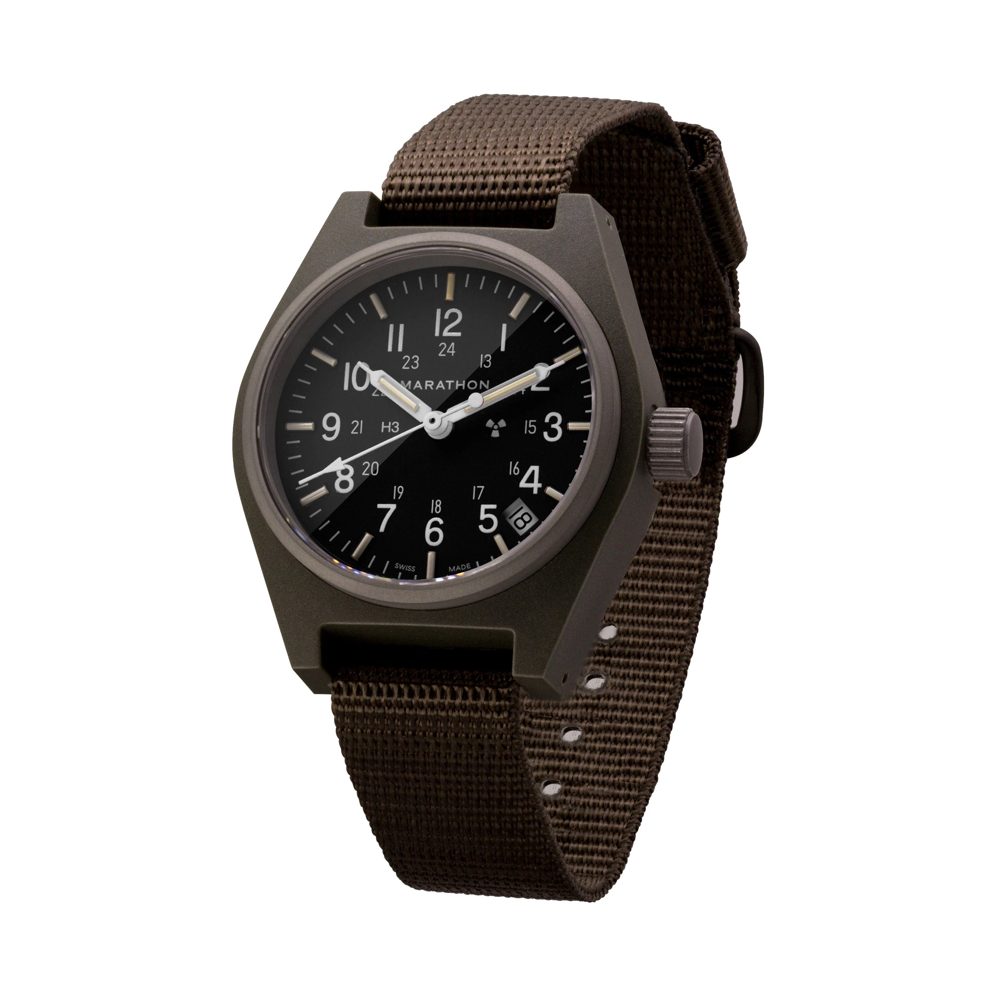 34mm Sage Green General Purpose Quartz with Date (GPQ-D)