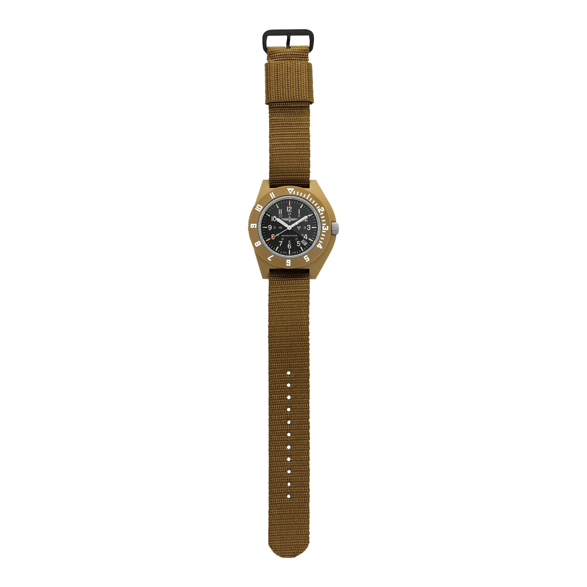41mm Official Duvdevan Desert Tan Pilot's Navigator with Date (Quartz)