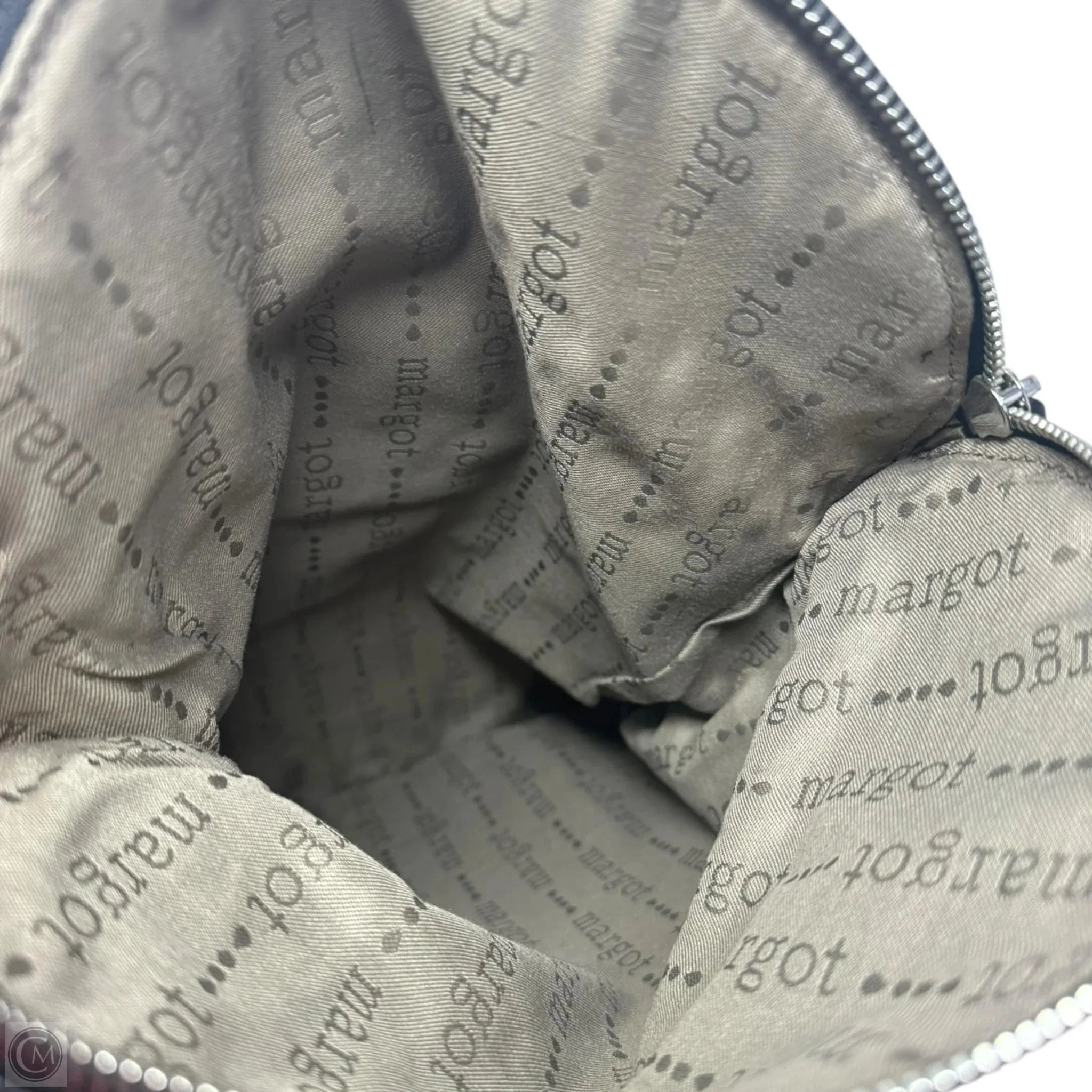 Adele Foldover Crossbody Handbag Leather By Margot, Size: Medium