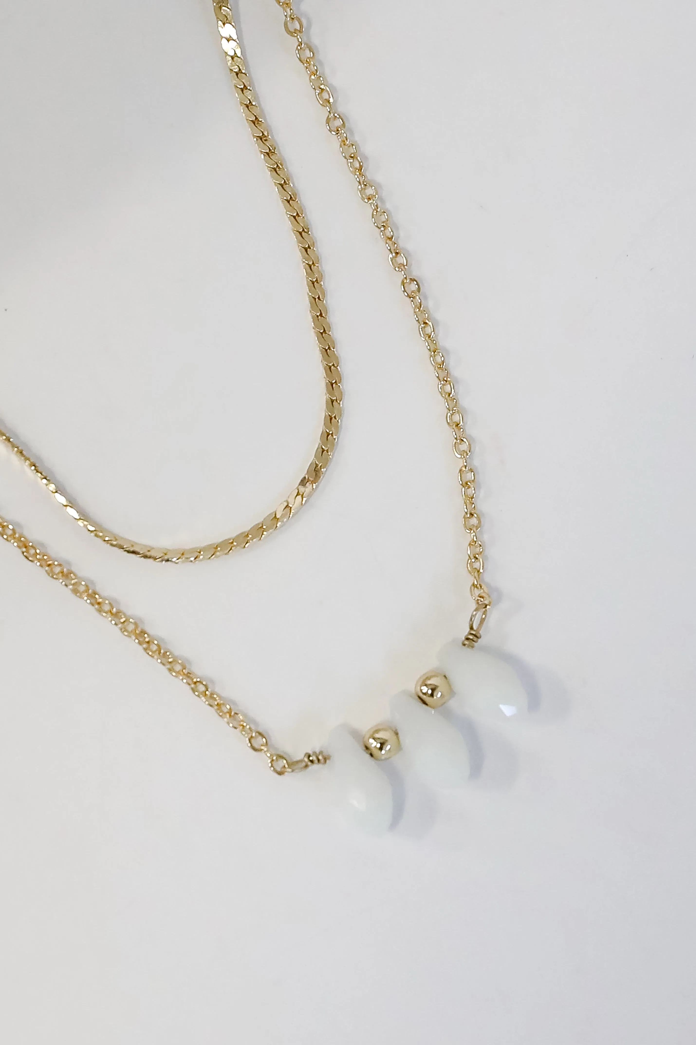Annabelle Gold Layered Chain Necklace