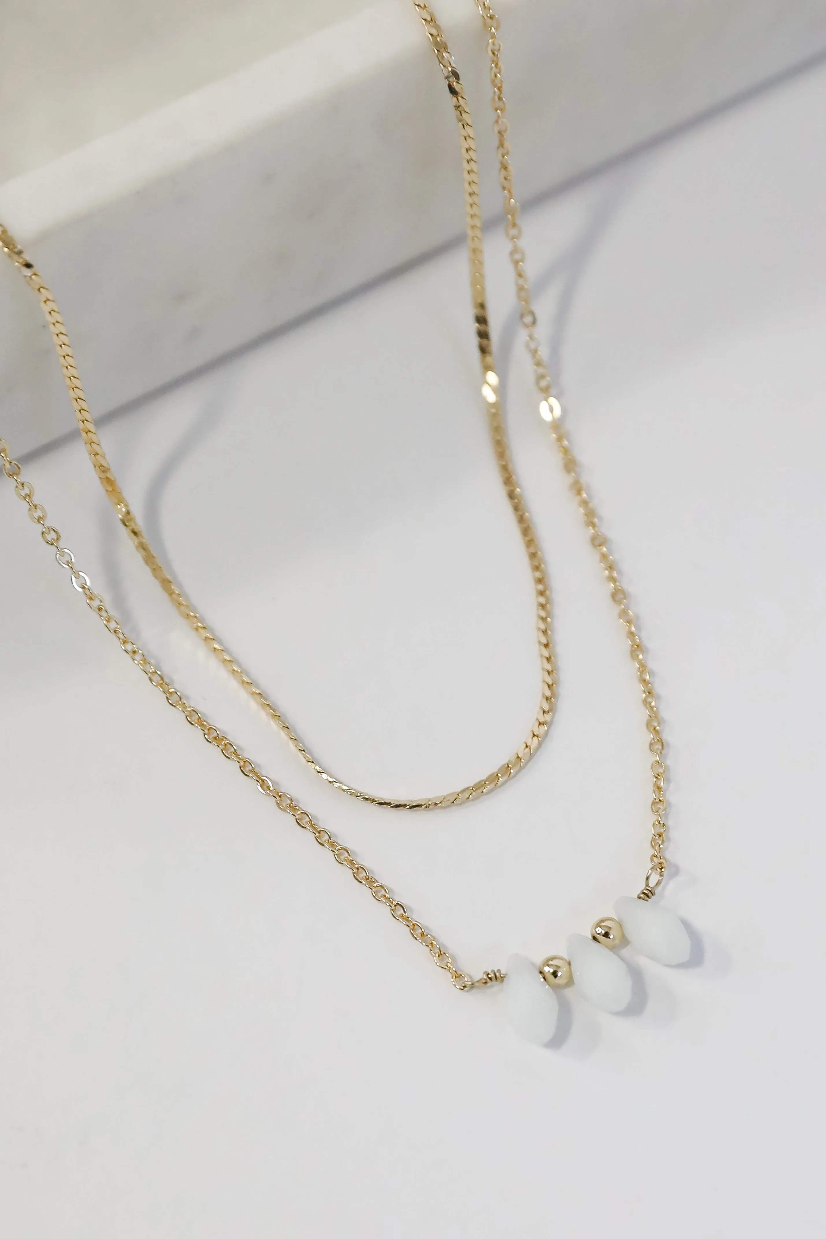 Annabelle Gold Layered Chain Necklace