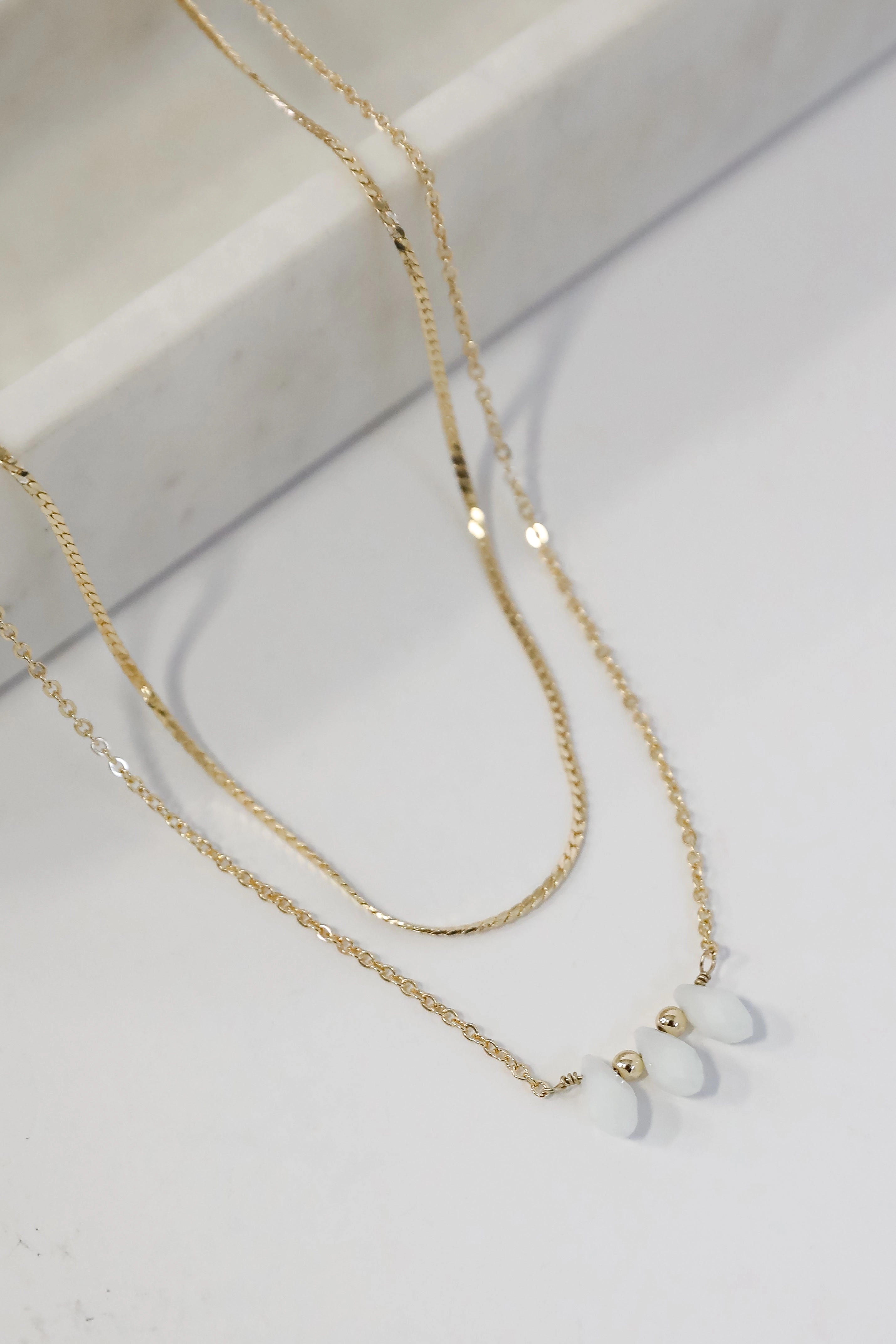 Annabelle Gold Layered Chain Necklace