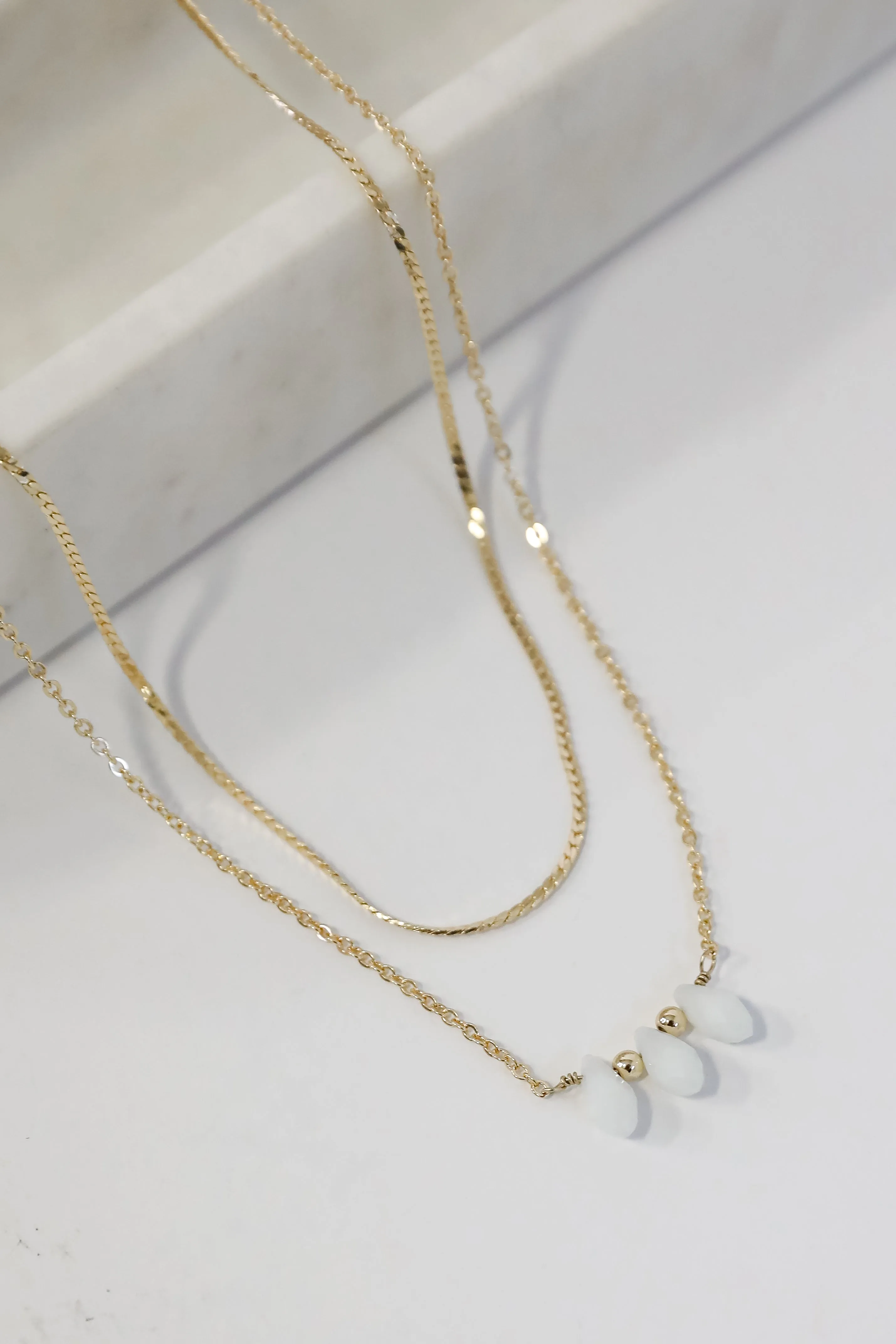 Annabelle Gold Layered Chain Necklace