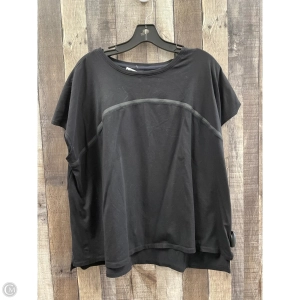 Athletic Top Short Sleeve By Cme In Black, Size: 1x