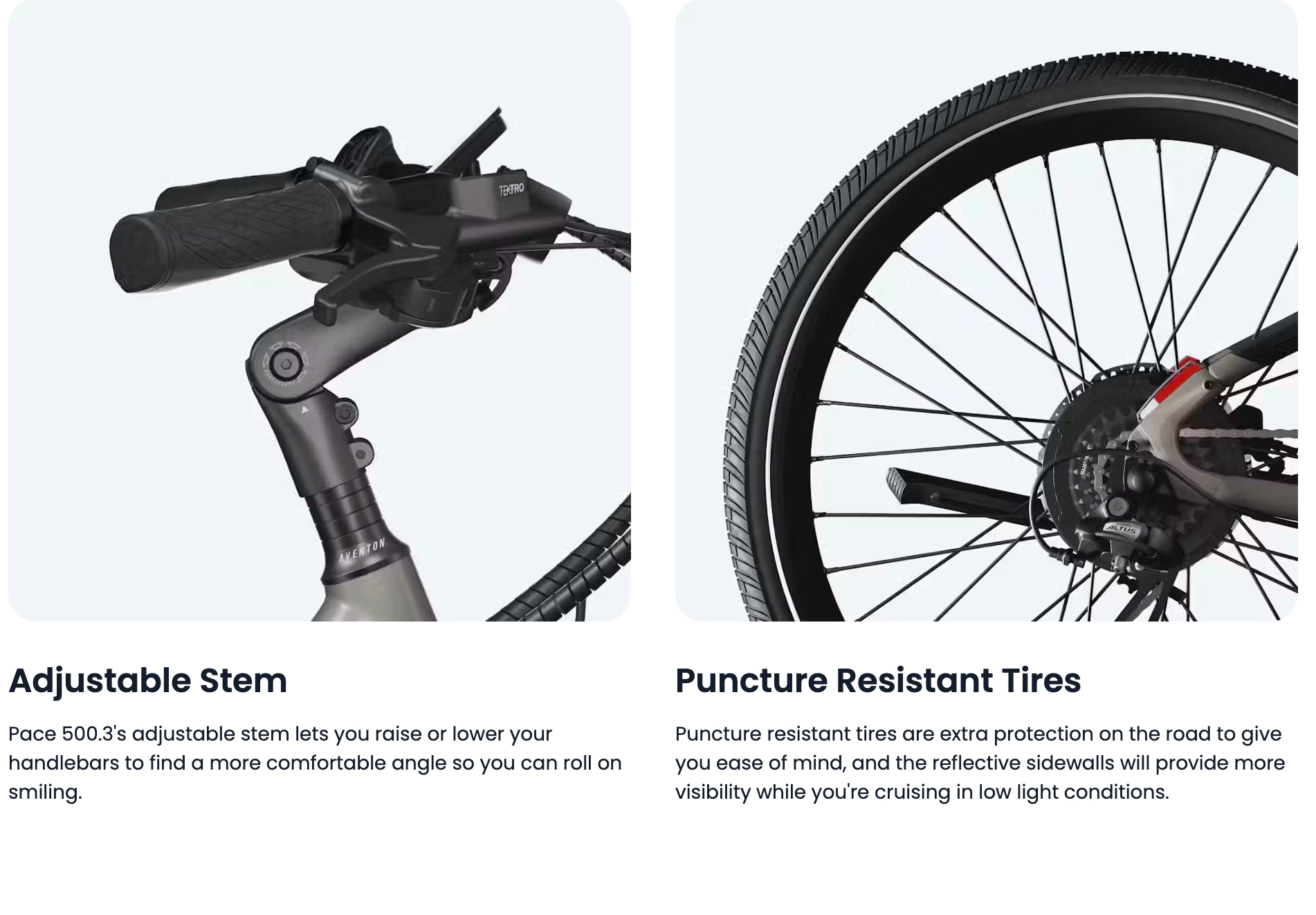 Aventon Pace 500.3 Step Thru Cruiser Electric Bike