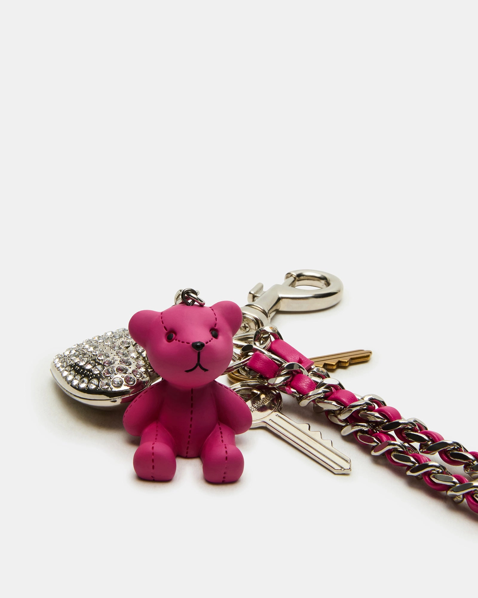BEARY BAG CHARM FUCHSIA