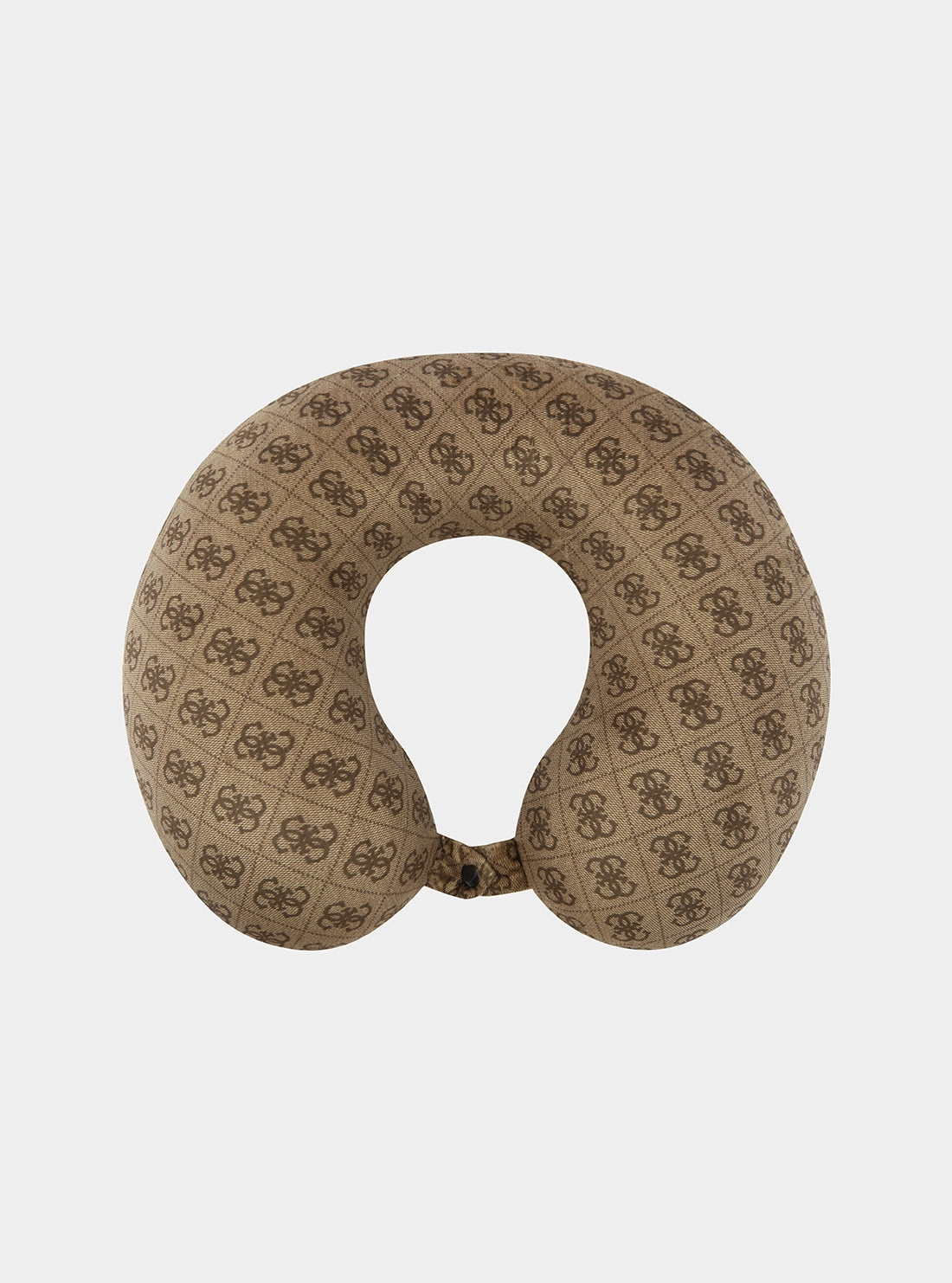 Beige Logo Travel Neck Pillow