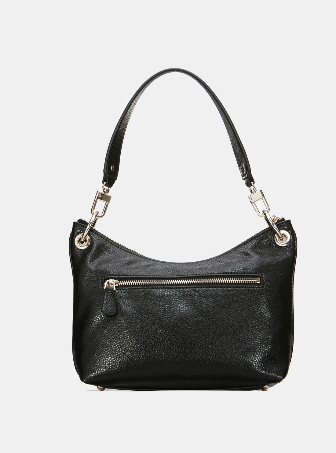 Black Levia Top Zip Shoulder Bag