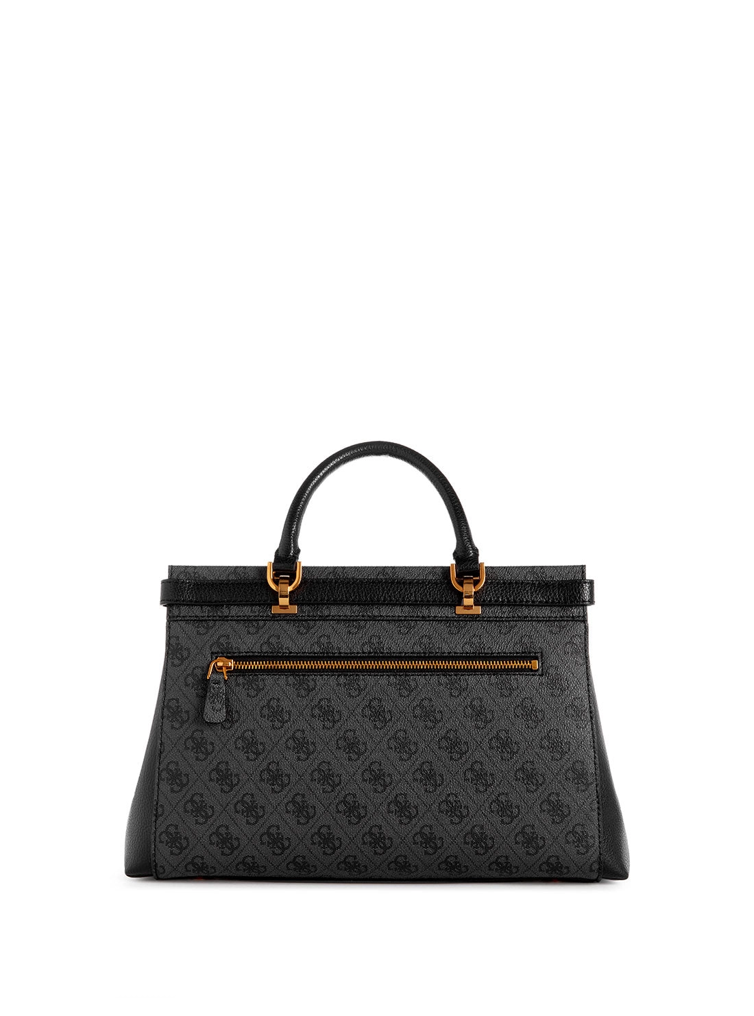 Black Logo Sestri Luxury Satchel Bag