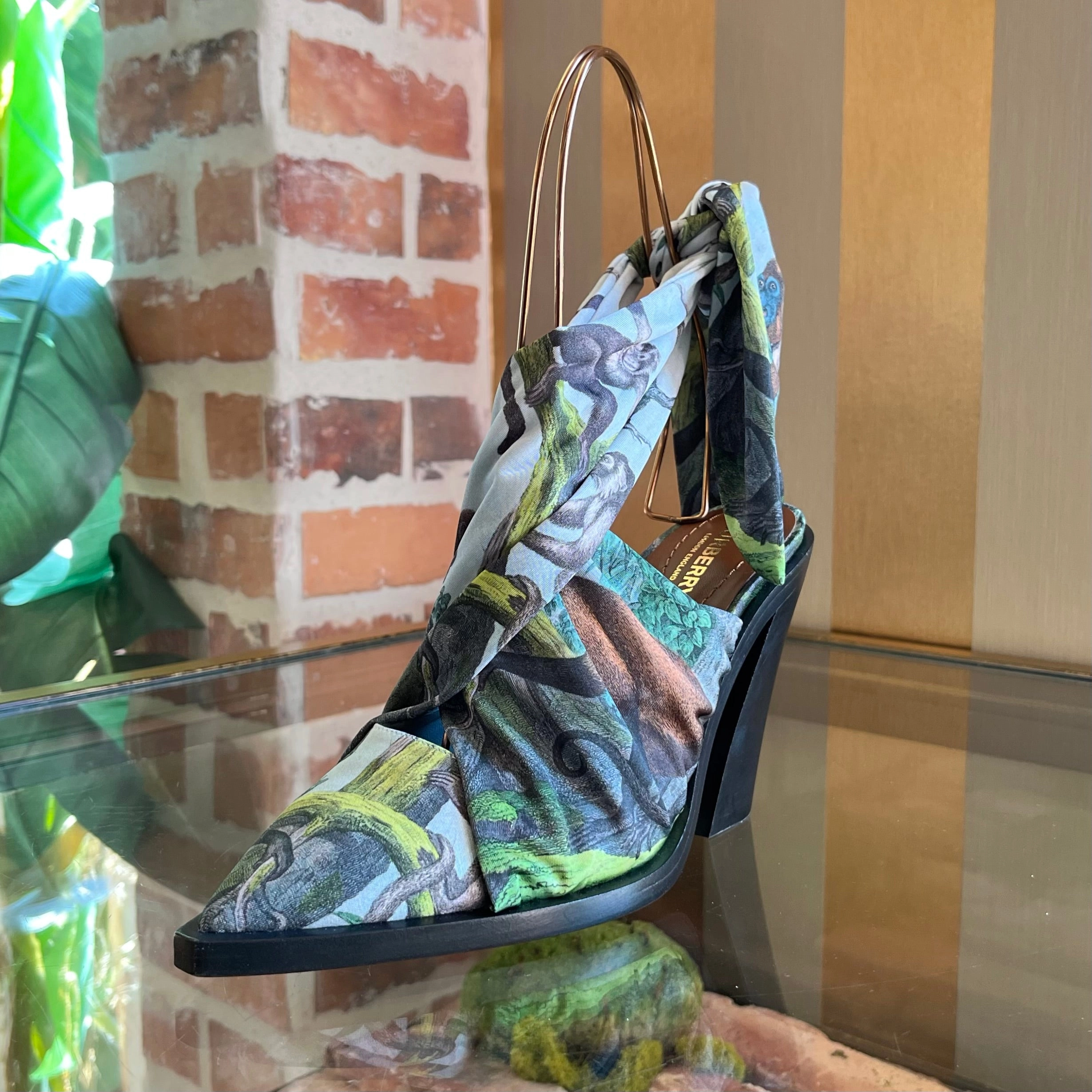 BURBERRY Tillington Wrap Pumps SZ38.5(8.5US) TS4002