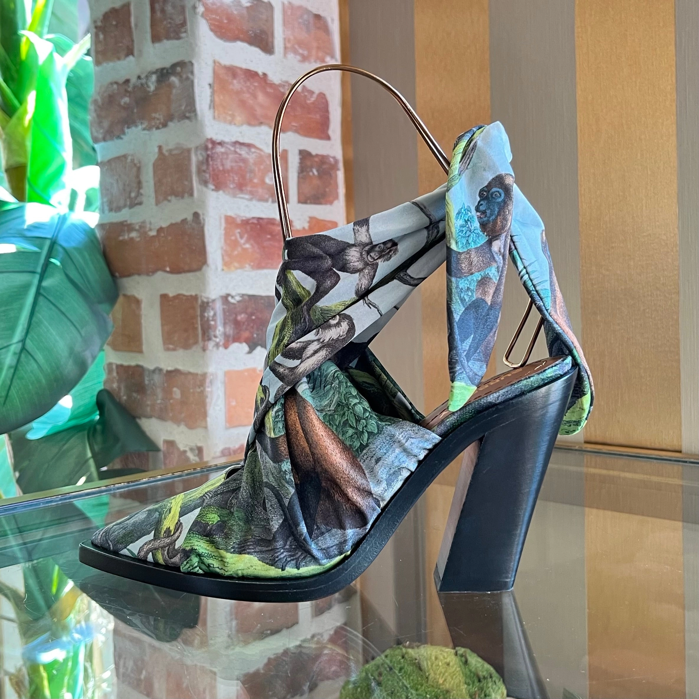 BURBERRY Tillington Wrap Pumps SZ38.5(8.5US) TS4002