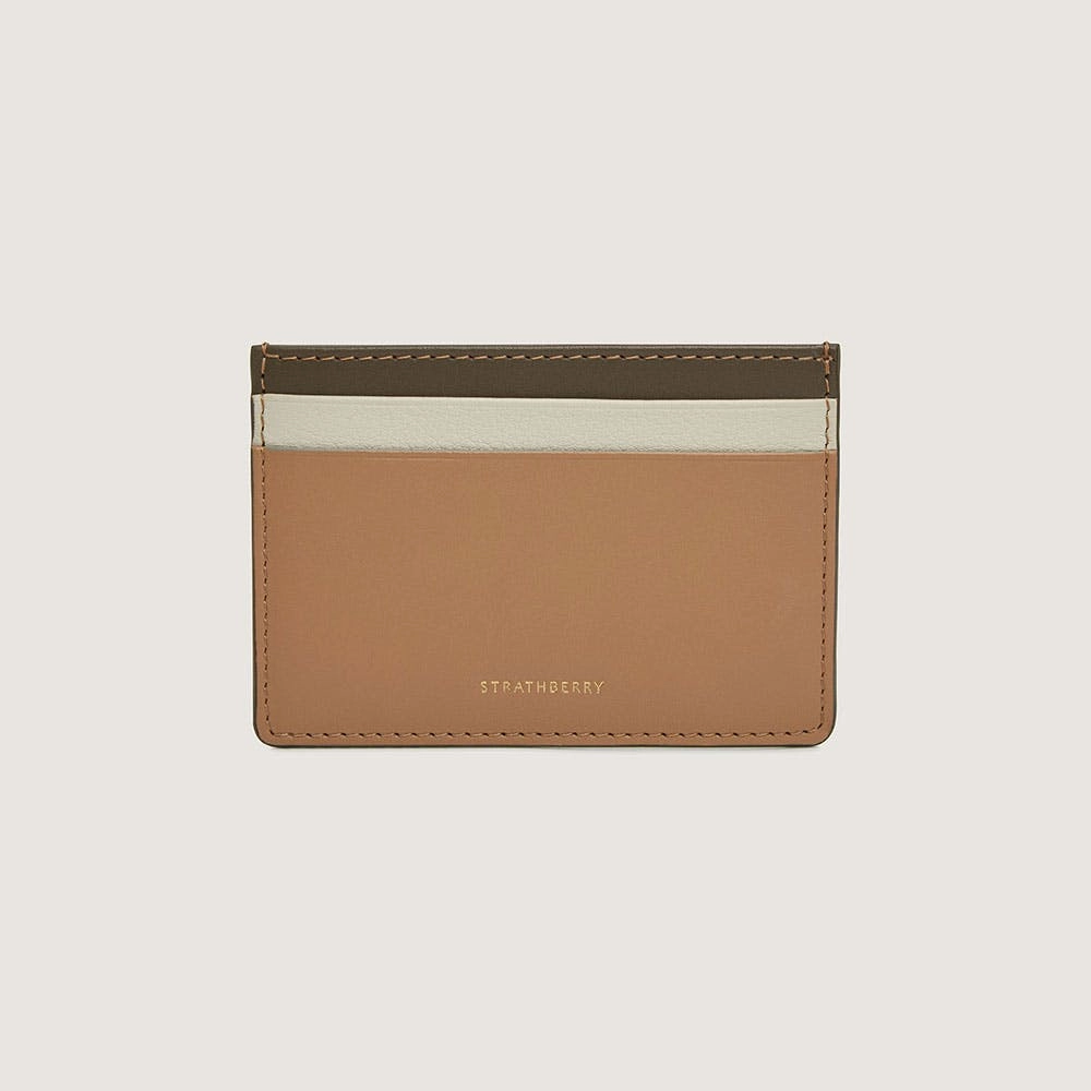 Cardholder - Khaki/Caramel/Diamond