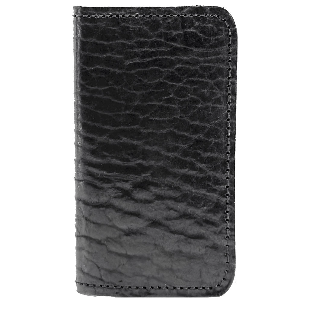 Checkbook Cover, Glazed Shrunk Bison