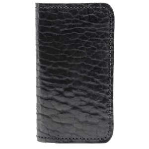 Checkbook Cover, Glazed Shrunk Bison