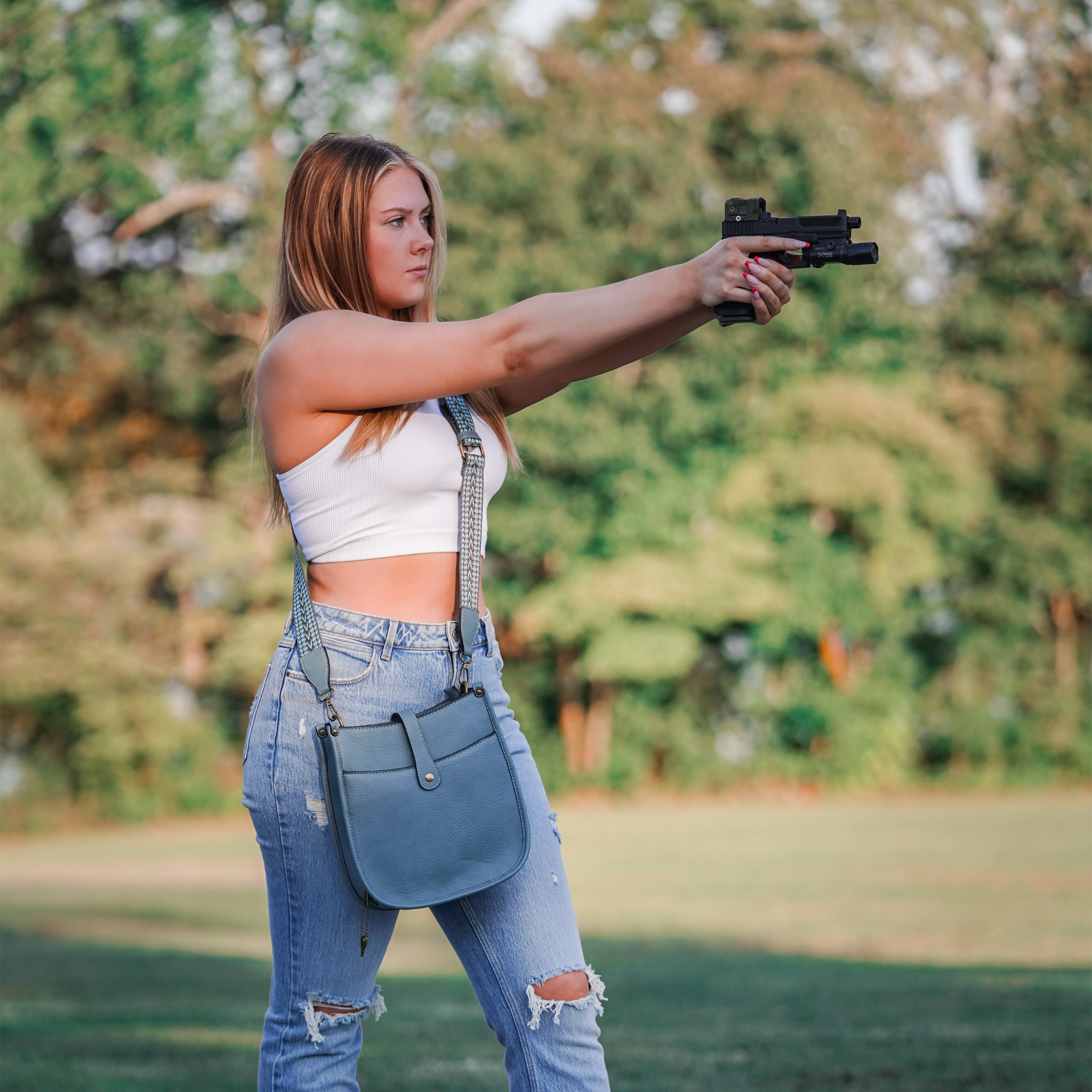 Chelsea Concealed Carry Lock and Key Hobo