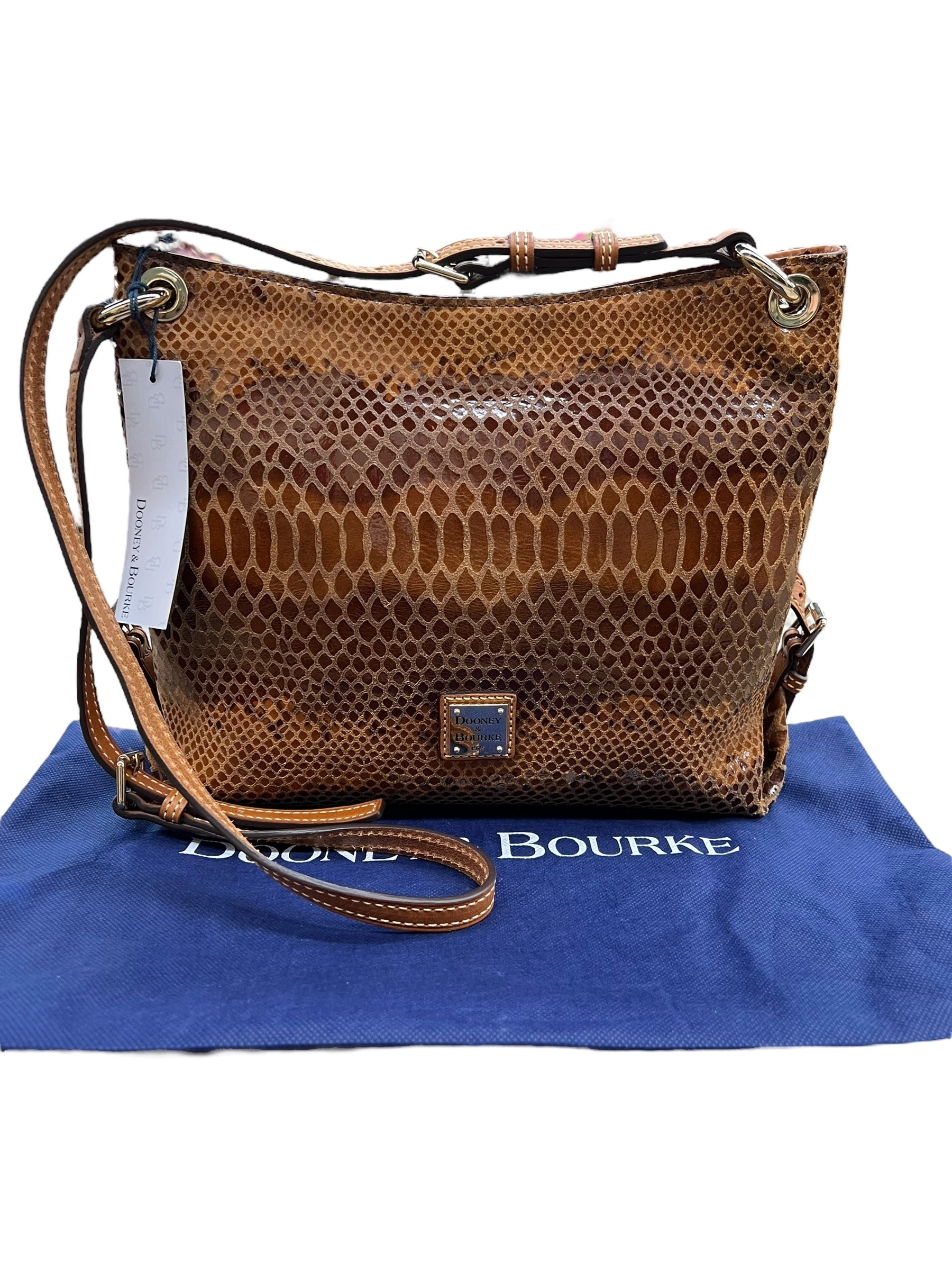 Crossbody Designer By Dooney And Bourke In Brown, Size:Large