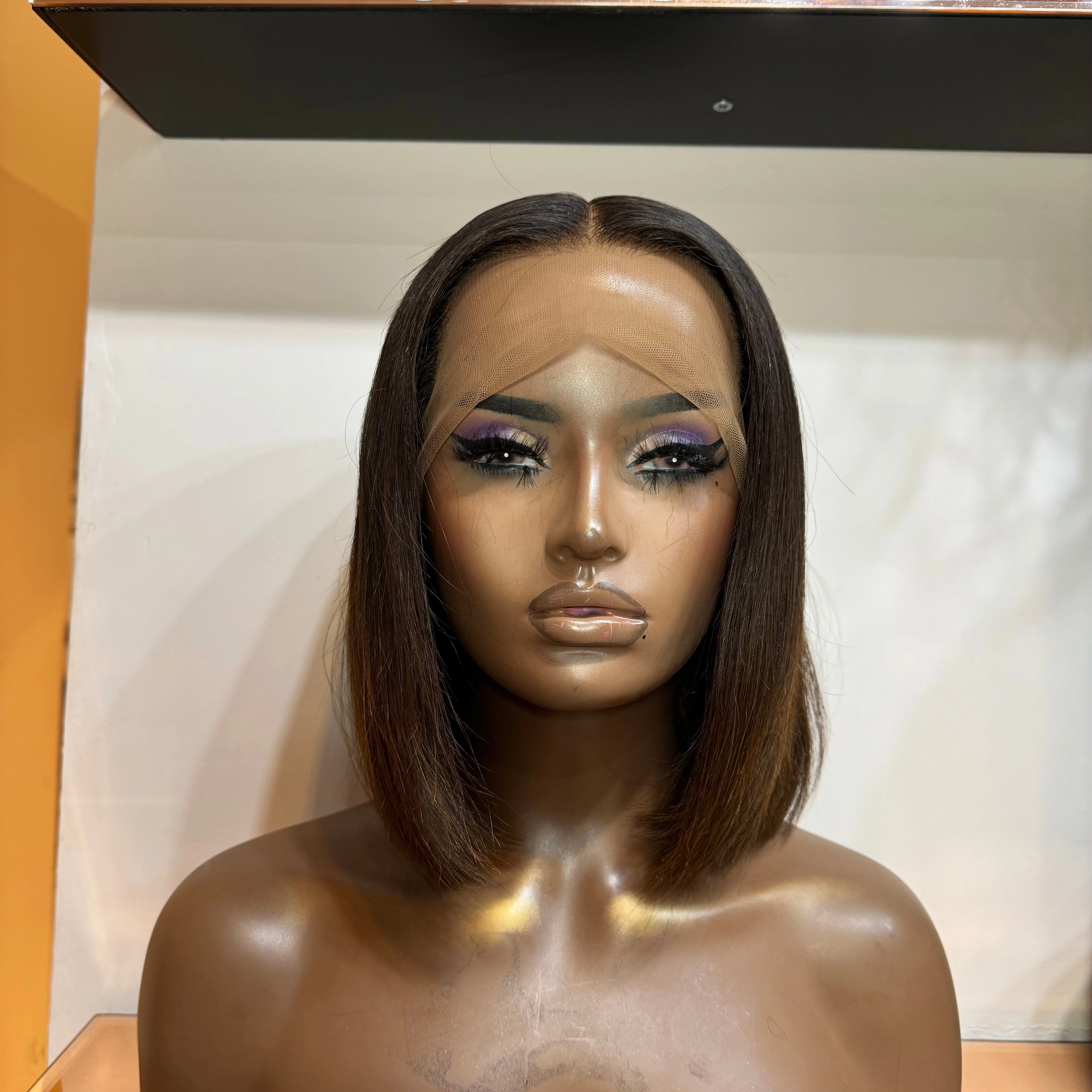 Custom Colour Bob - 10" inch Frontal Lace Wig - HD Lace 42