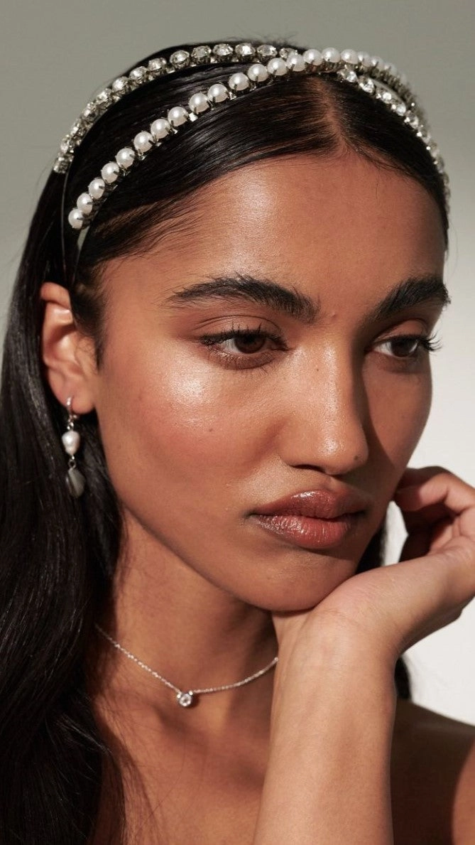 Daley Headband - Pearl