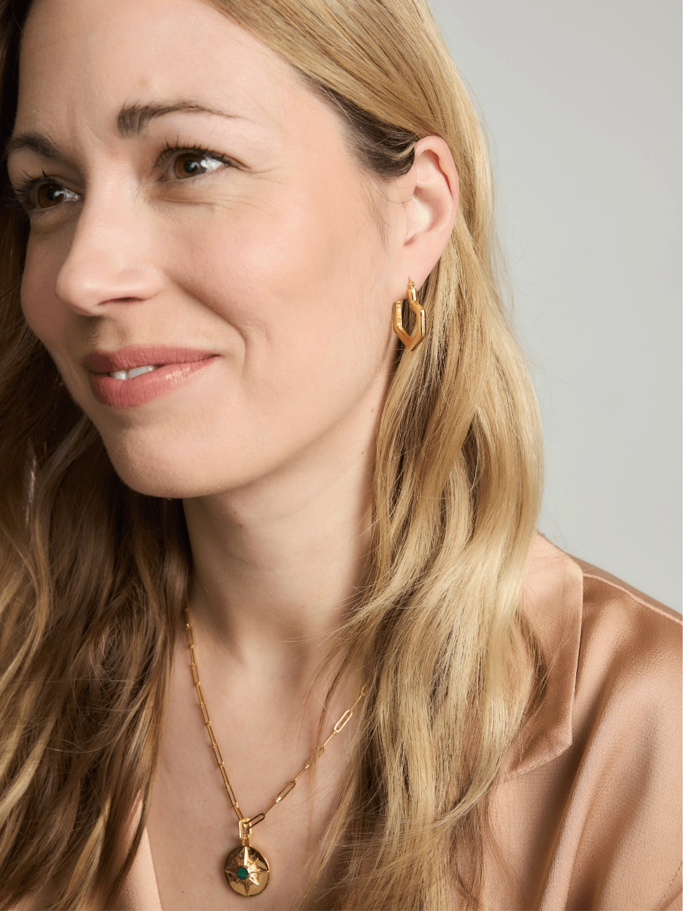Daryl Small Hoops | 18k Gold Plated