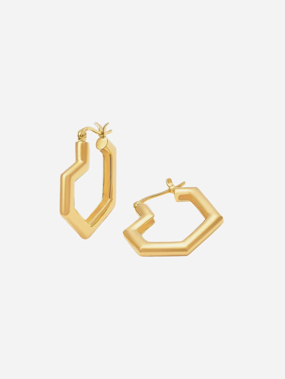 Daryl Small Hoops | 18k Gold Plated