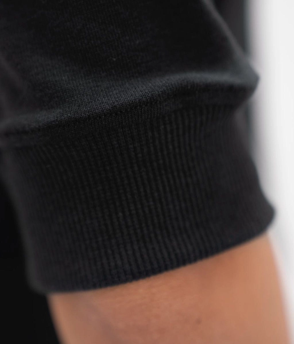 Doha PYRATEX® High Neck Top | Black Sand