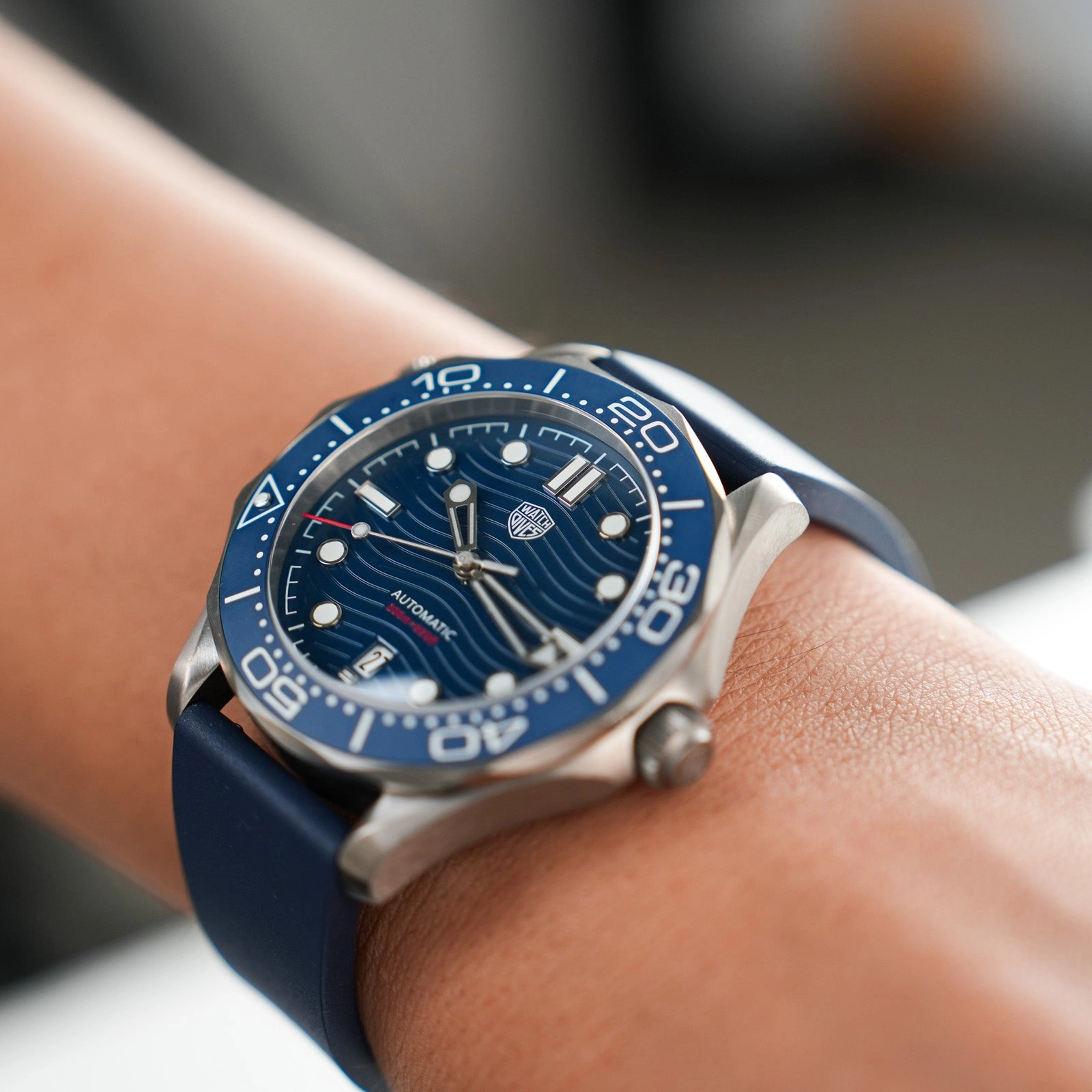 ★EU-Pre-Owned★Watchdives WD007 Titanium NTTD Dive Watch