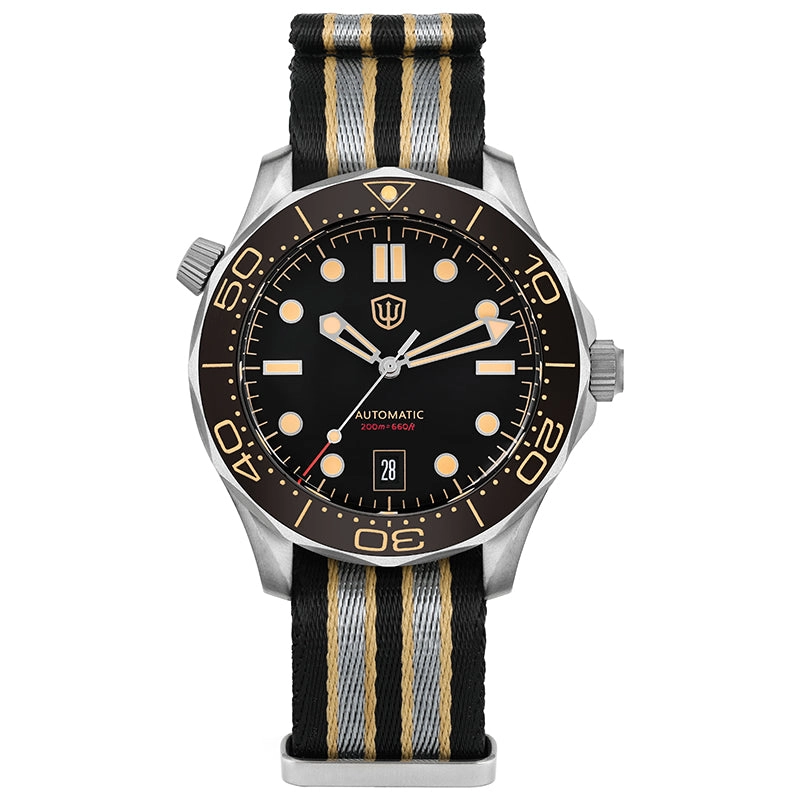 ★EU-Pre-Owned★Watchdives WD007 Titanium NTTD Dive Watch
