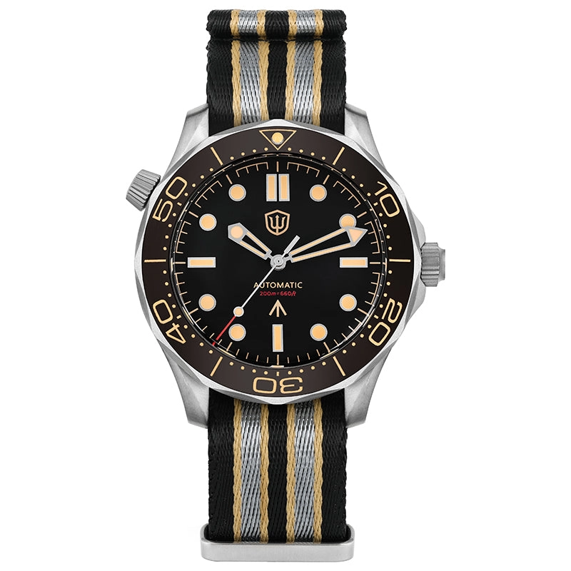 ★EU-Pre-Owned★Watchdives WD007 Titanium NTTD Dive Watch