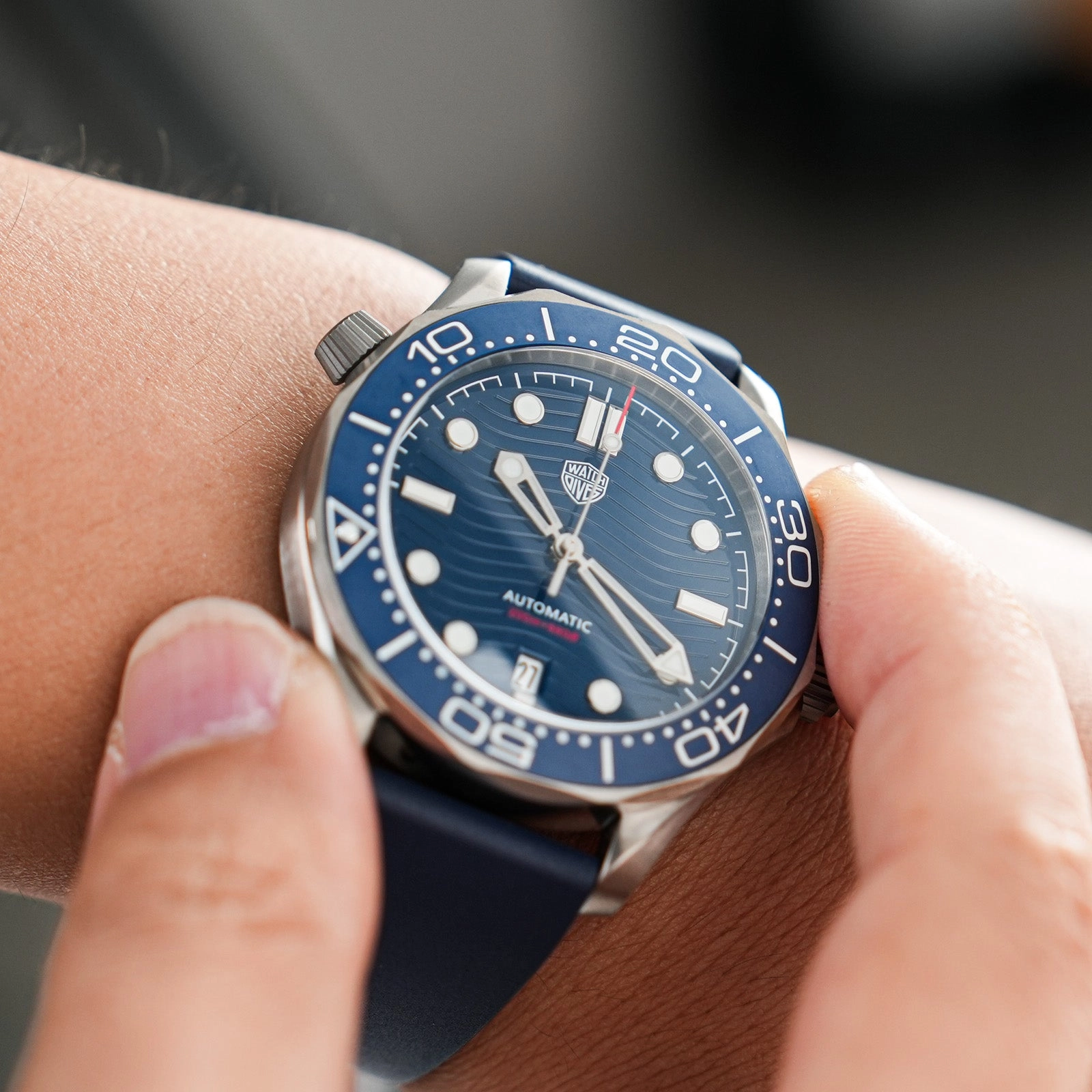 ★EU-Pre-Owned★Watchdives WD007 Titanium NTTD Dive Watch