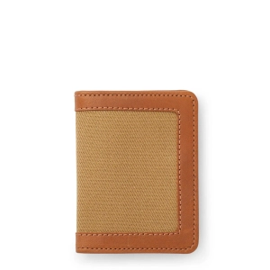 Filson Outfitter Leather Card Wallet Tan