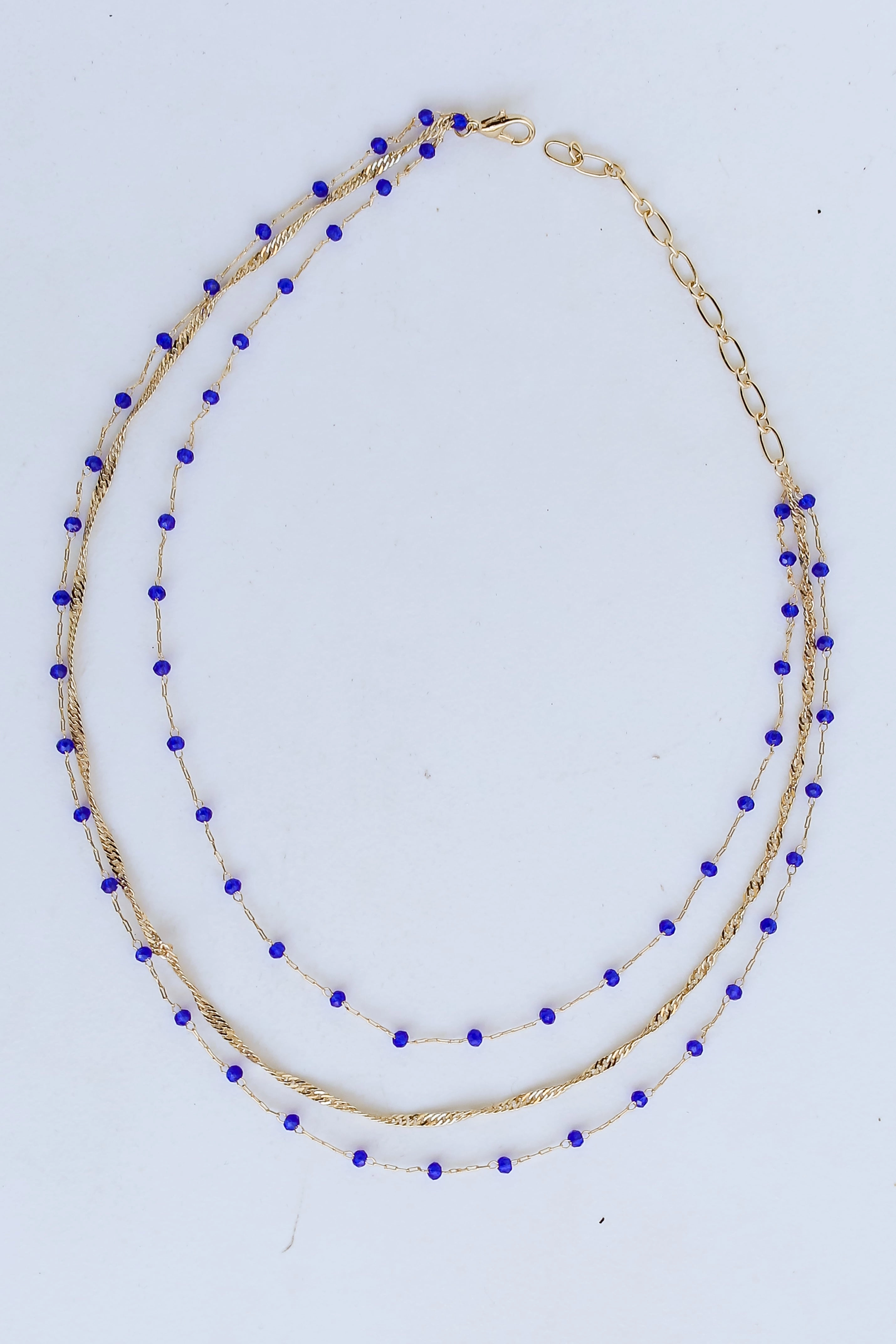 FINAL SALE - McKenna Beaded Layered Necklace