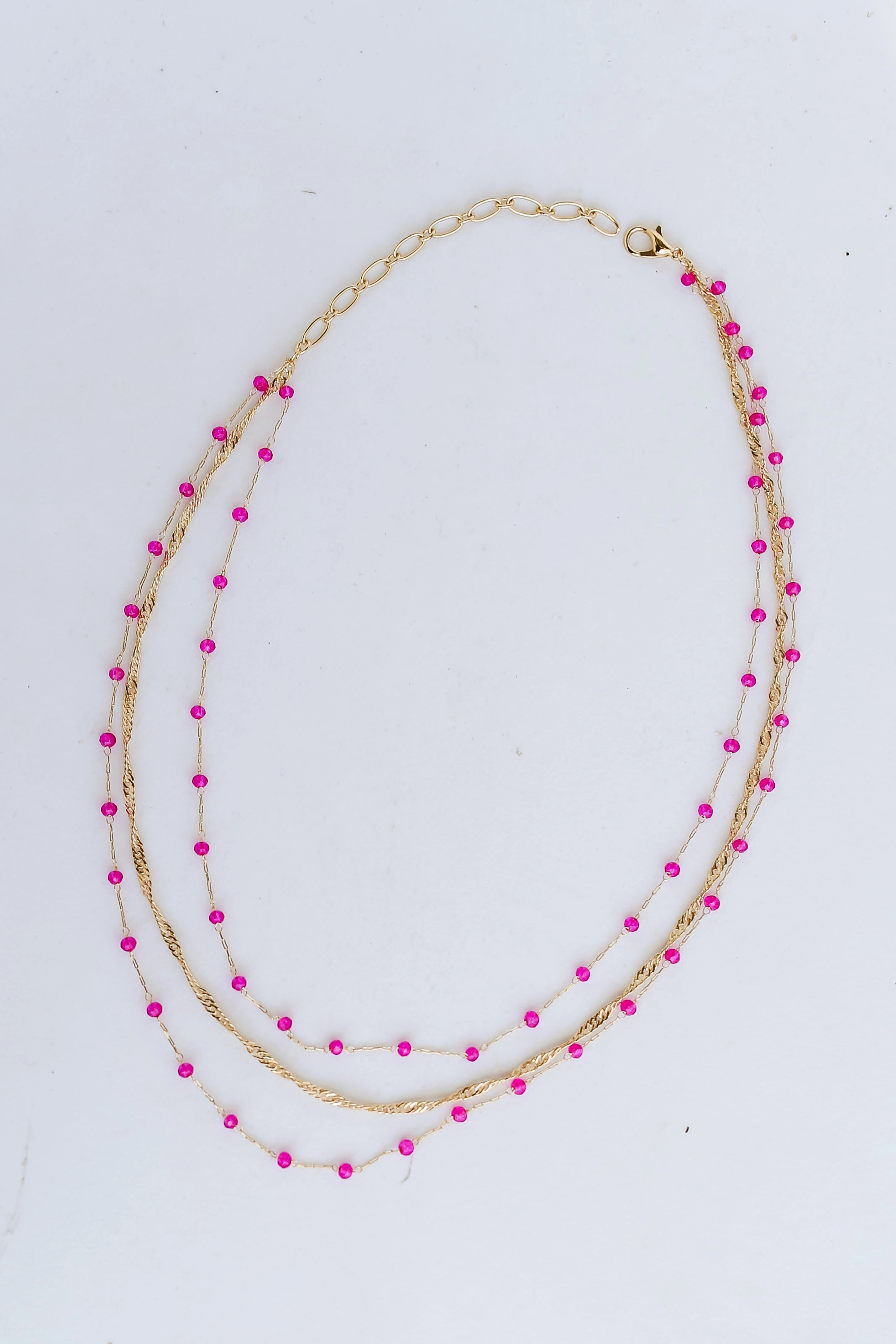 FINAL SALE - McKenna Beaded Layered Necklace