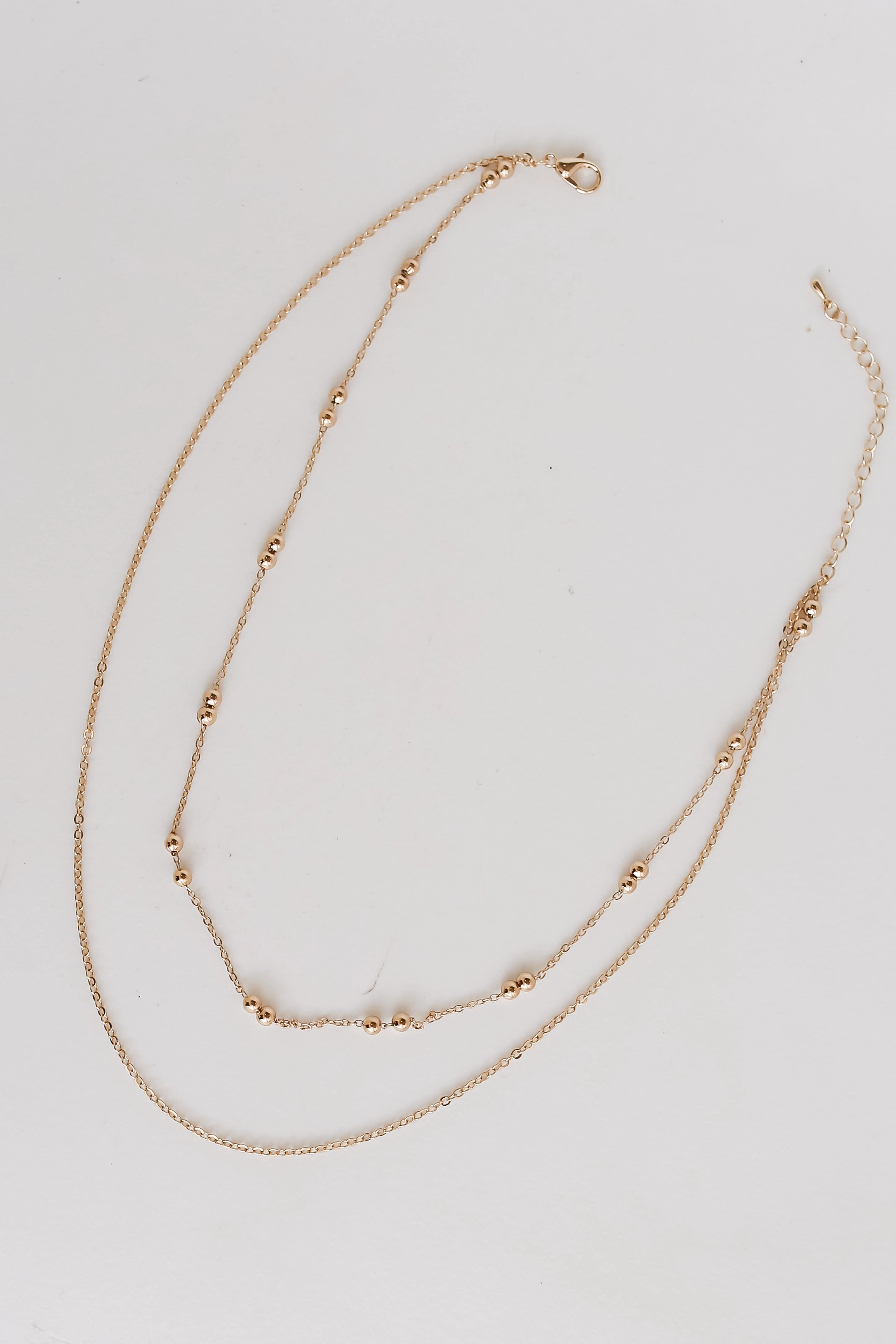 FINAL SALE - Nora Gold Layered Chain Necklace