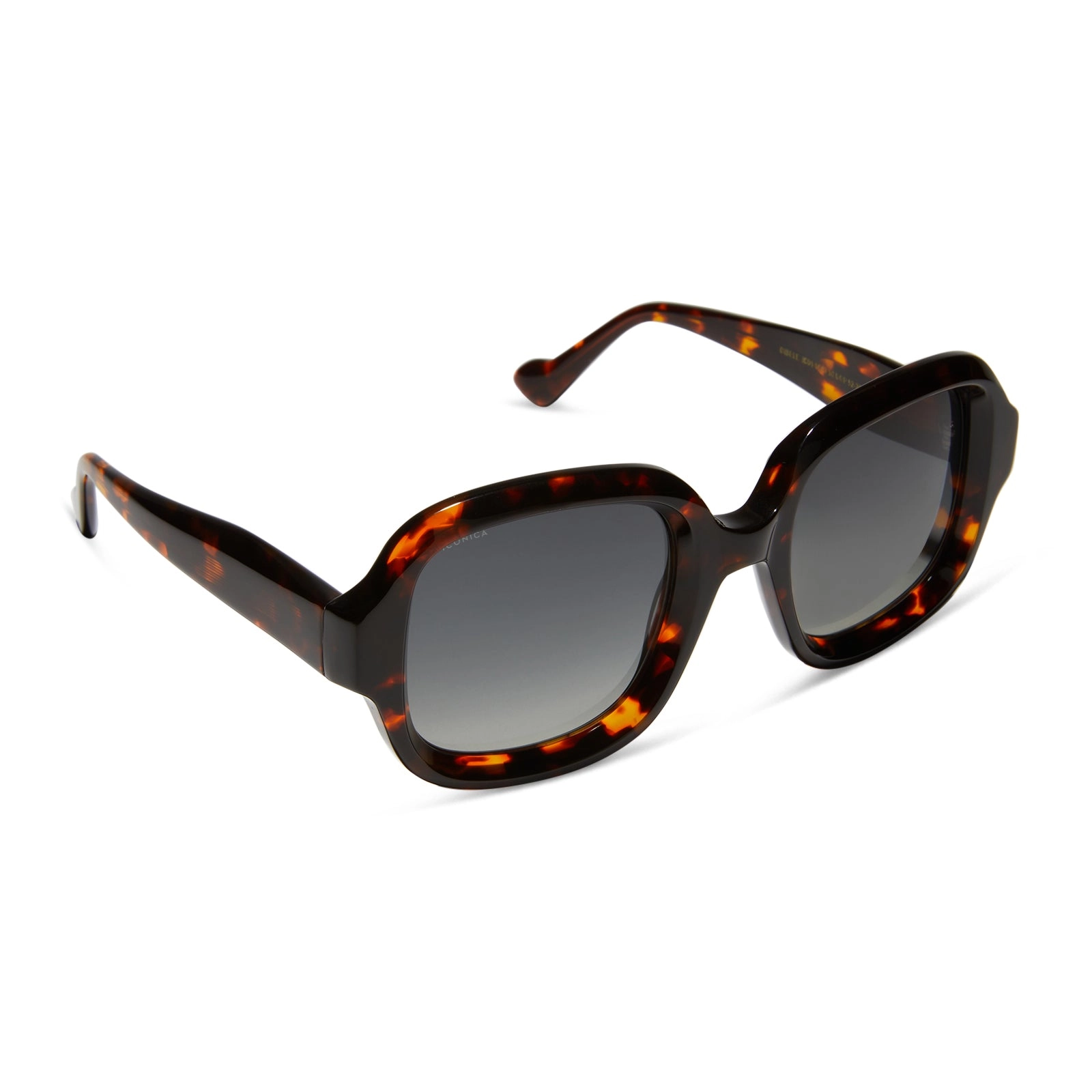 GISELE - RICH TORTOISE   GREY GRADIENT   POLARIZED SUNGLASSES