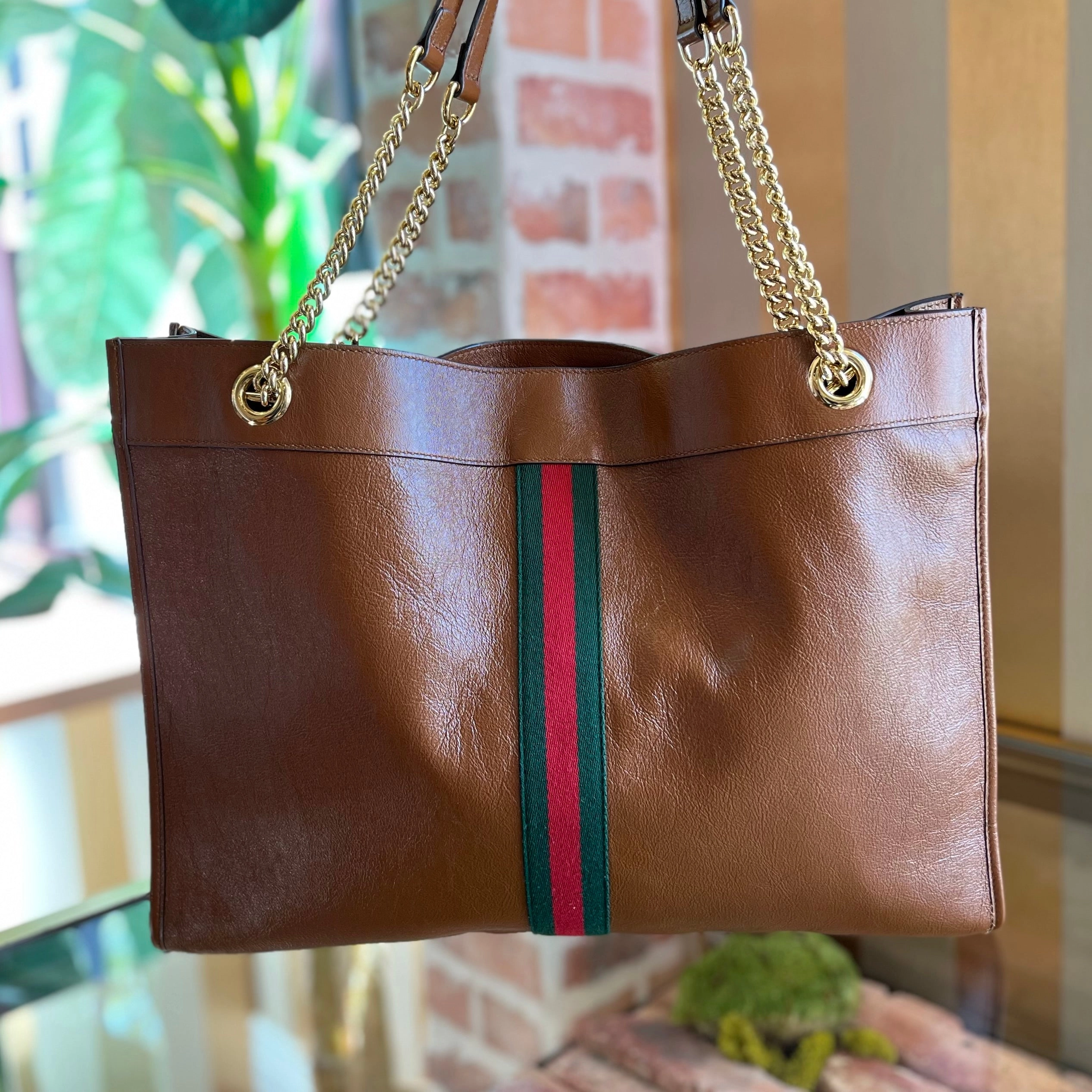 GUCCI Rajah Calfskin Tote Bag