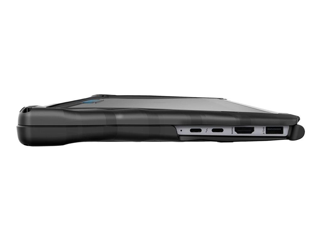 Gumdrop DropTech Series - Notebook shell case - rugged - black, transparent - for HP EliteBook x360 1040 G7 Notebook, 1040 G8 01H018