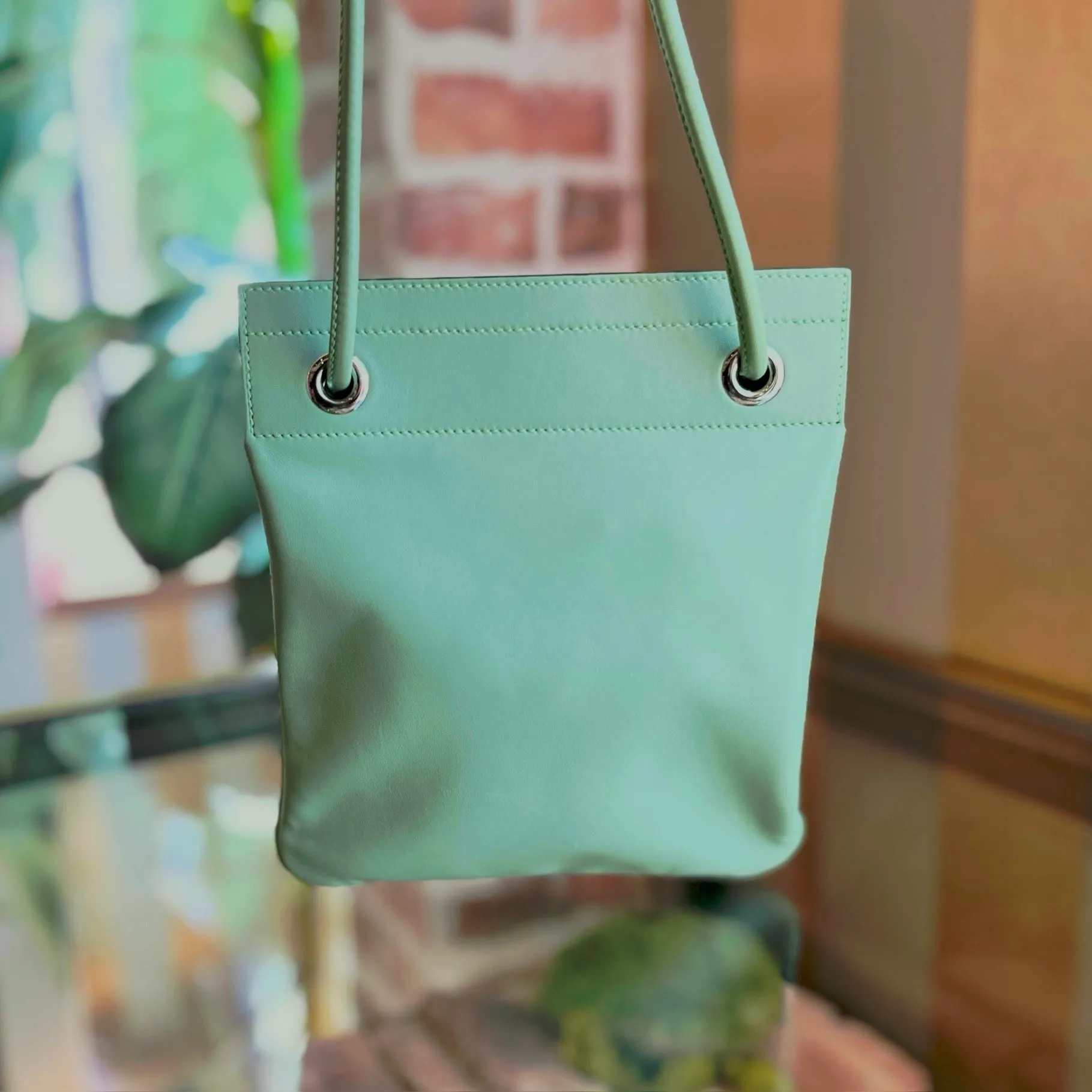 HERMES Aline Milo Lambskin Swift Crossbody Bag