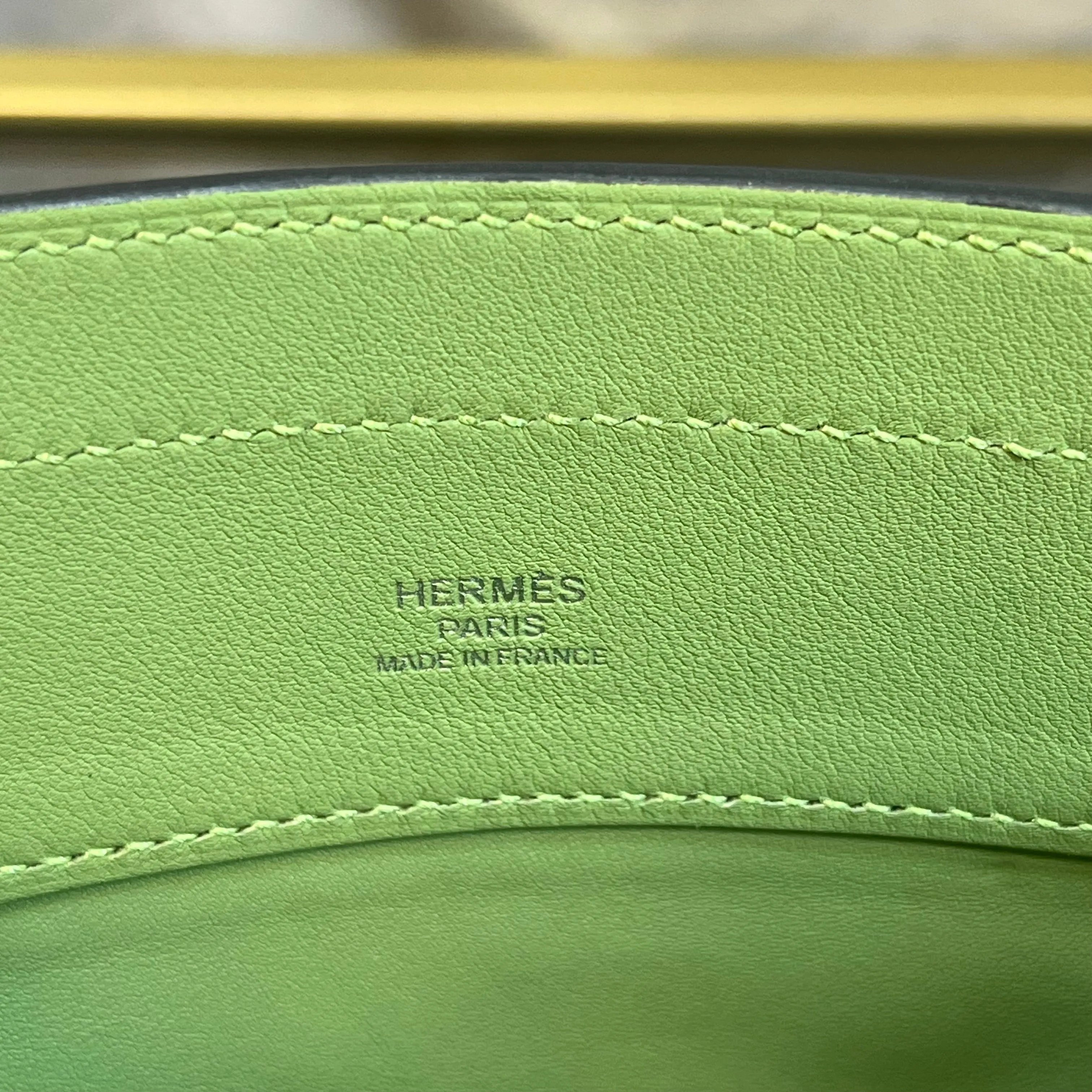 HERMES Aline Milo Lambskin Swift Crossbody Bag