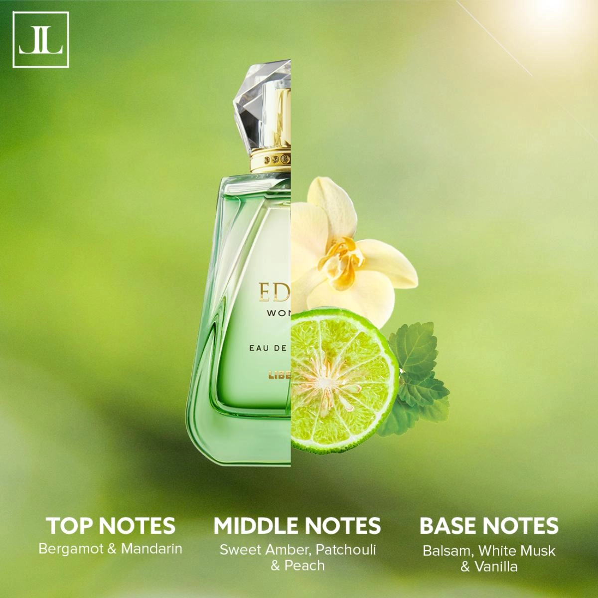Liberty Luxury Gift Set - Legend for Men, Eden for Women (100ml/3.4Oz each), Eau De Parfum (EDP), Crafted in France, Long Lasting Smell.