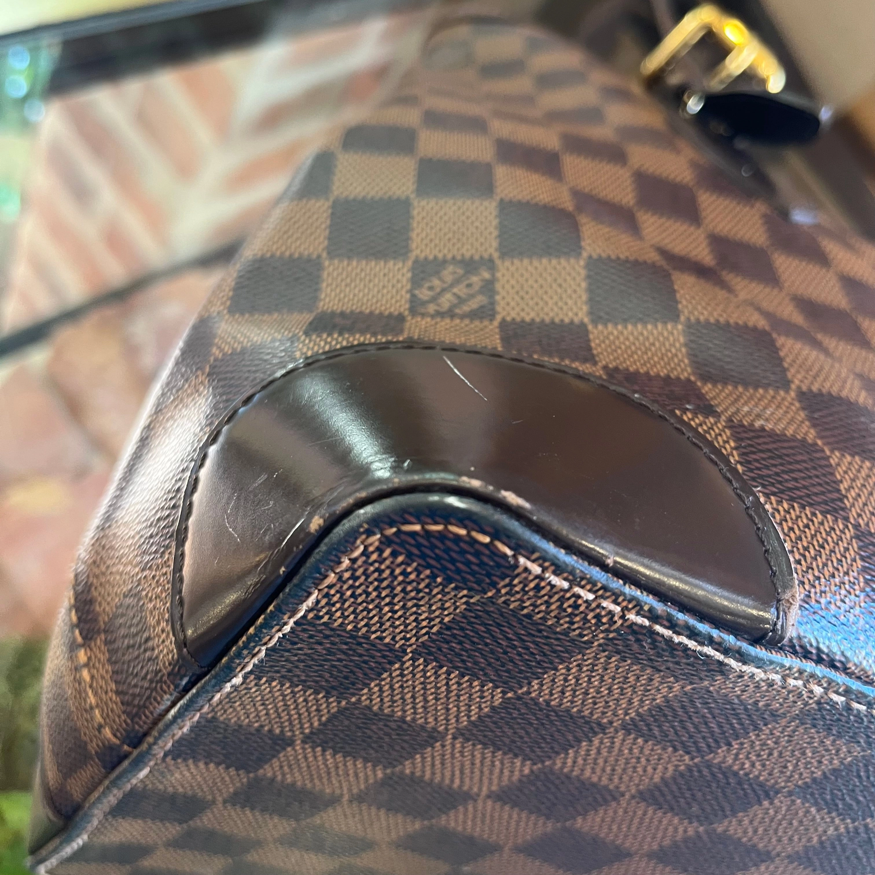 LOUIS VUITTON Hampstead Damier Ebene GM Shoulder Bag