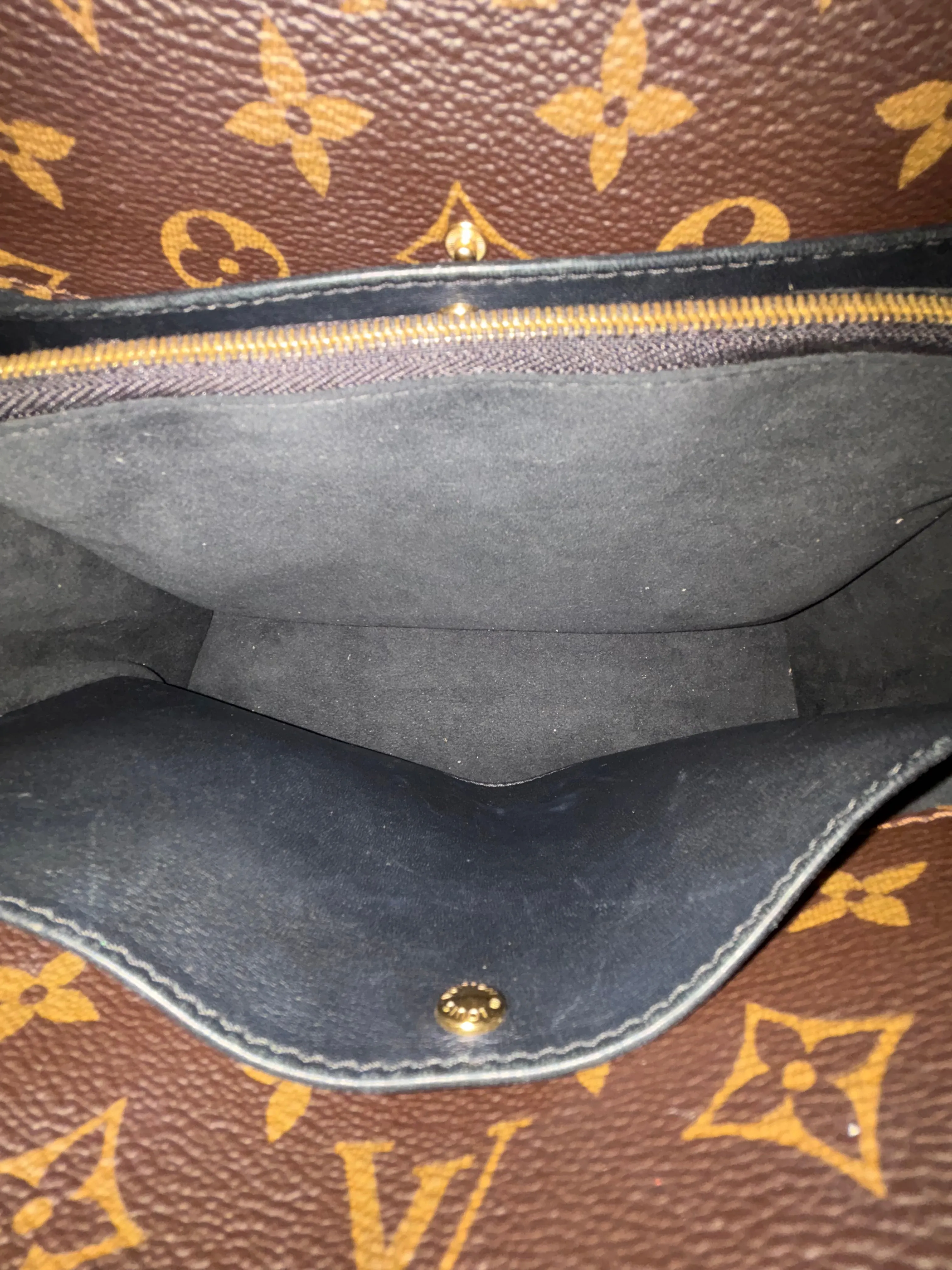 LOUIS VUITTON Monogram Double V Shoulder Bag