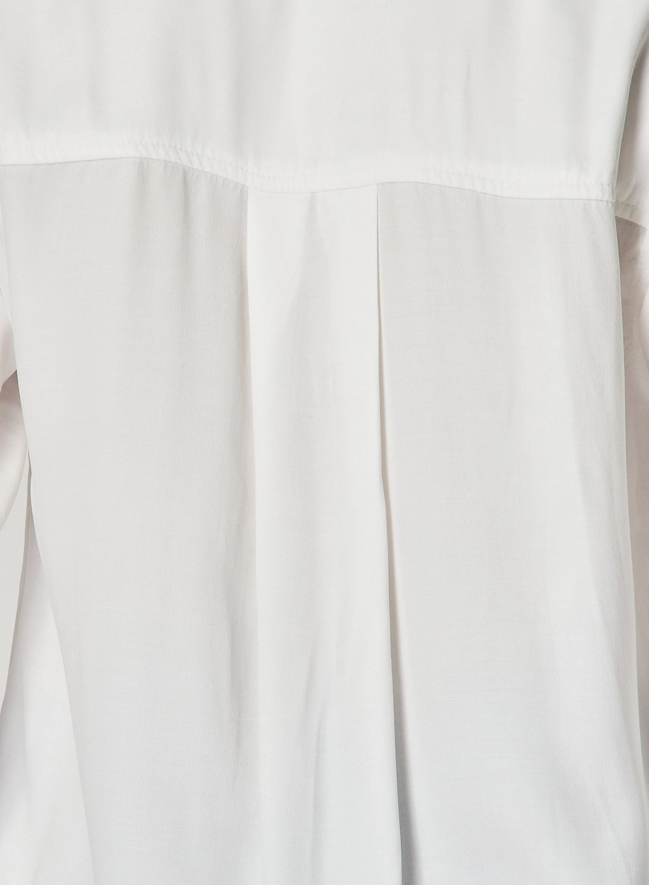 Mandarin Collar Button Down - White