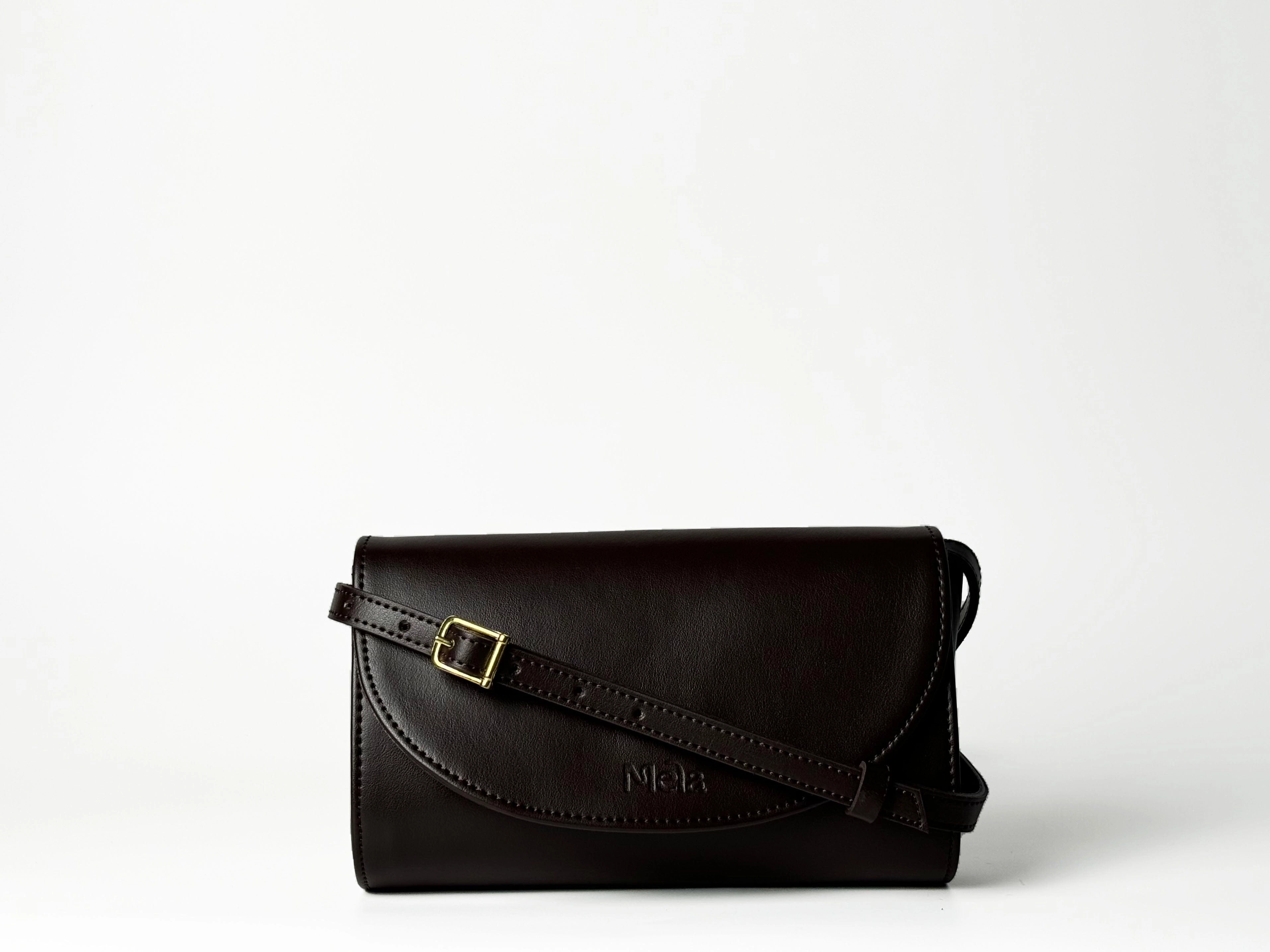 Marlee Apple Leather Vegan Crossbody Bag | Coco Beans