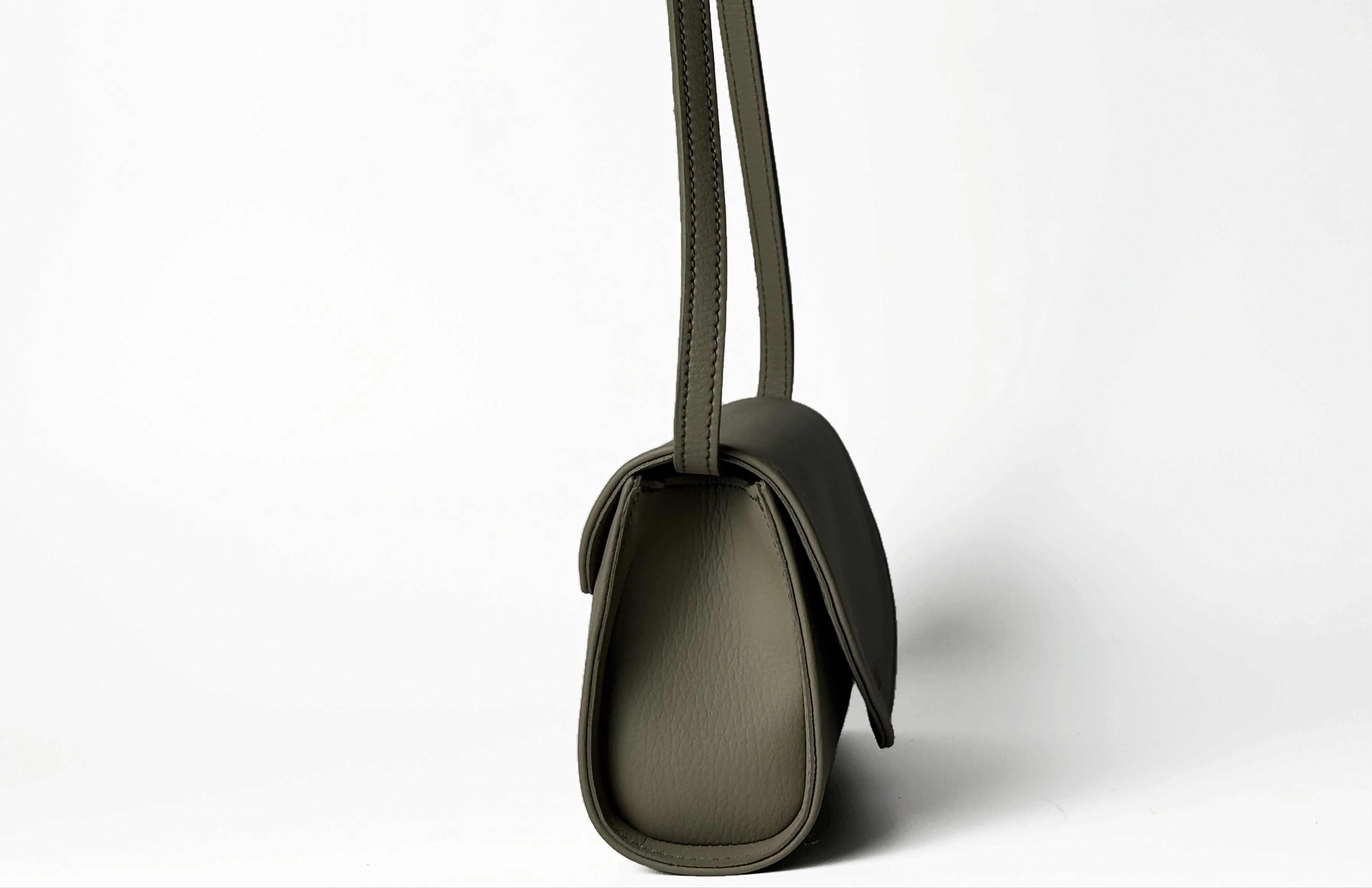 Marlee Apple Leather Vegan Crossbody Bag | Pistachio