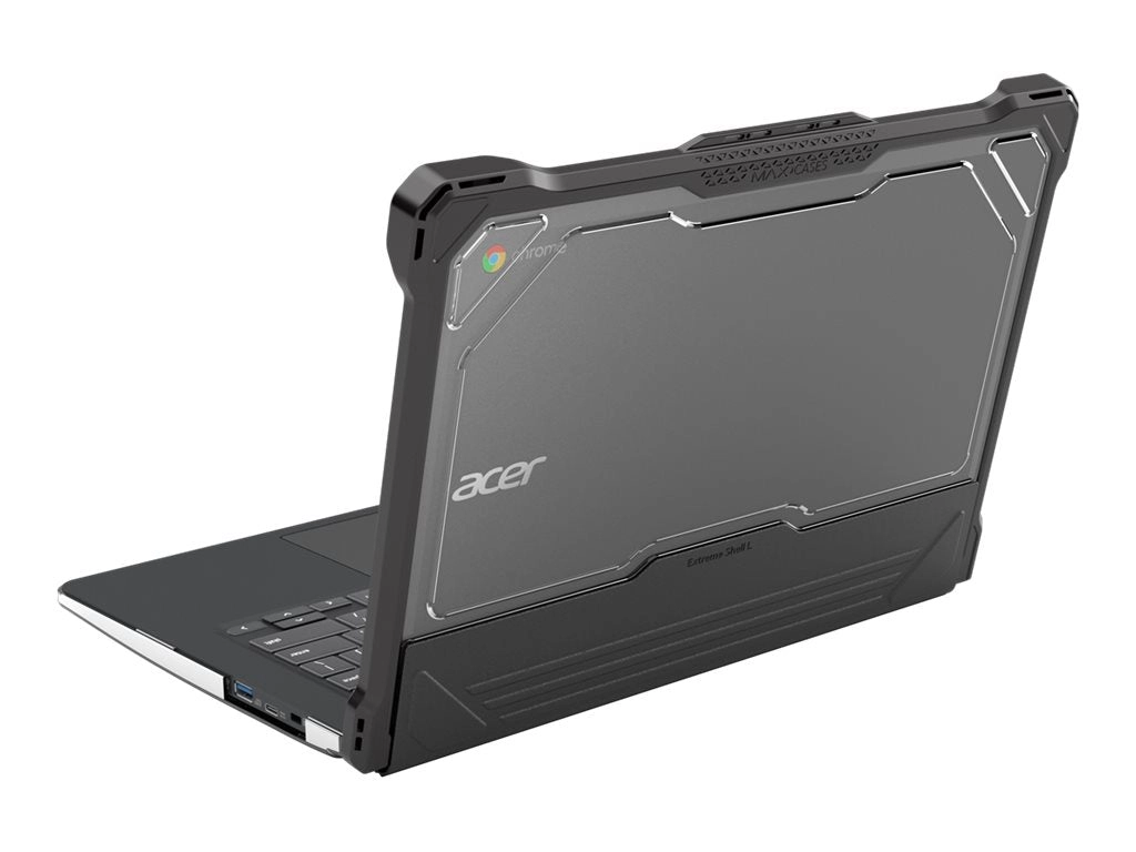 MAXCases Extreme Shell L - Notebook shell case - rugged - 11 - black AC-ESL-C741L-BCLR