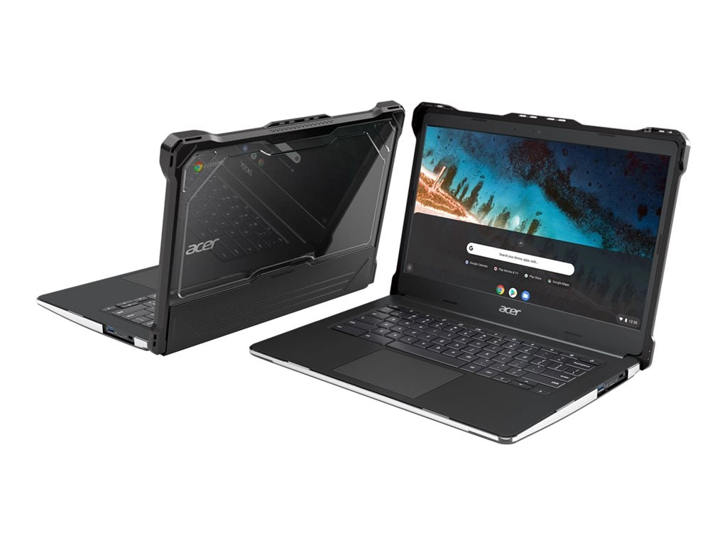 MAXCases Extreme Shell L - Notebook shell case - rugged - 11 - black AC-ESL-C741L-BCLR