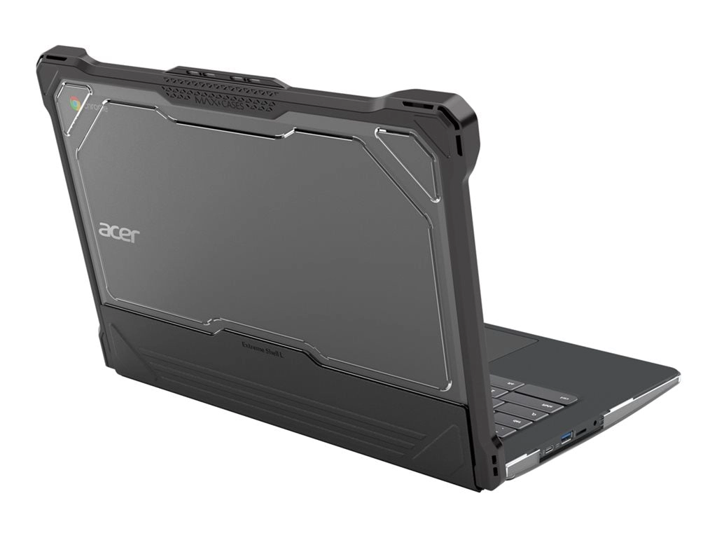 MAXCases Extreme Shell L - Notebook shell case - rugged - 11 - black AC-ESL-C741L-BCLR
